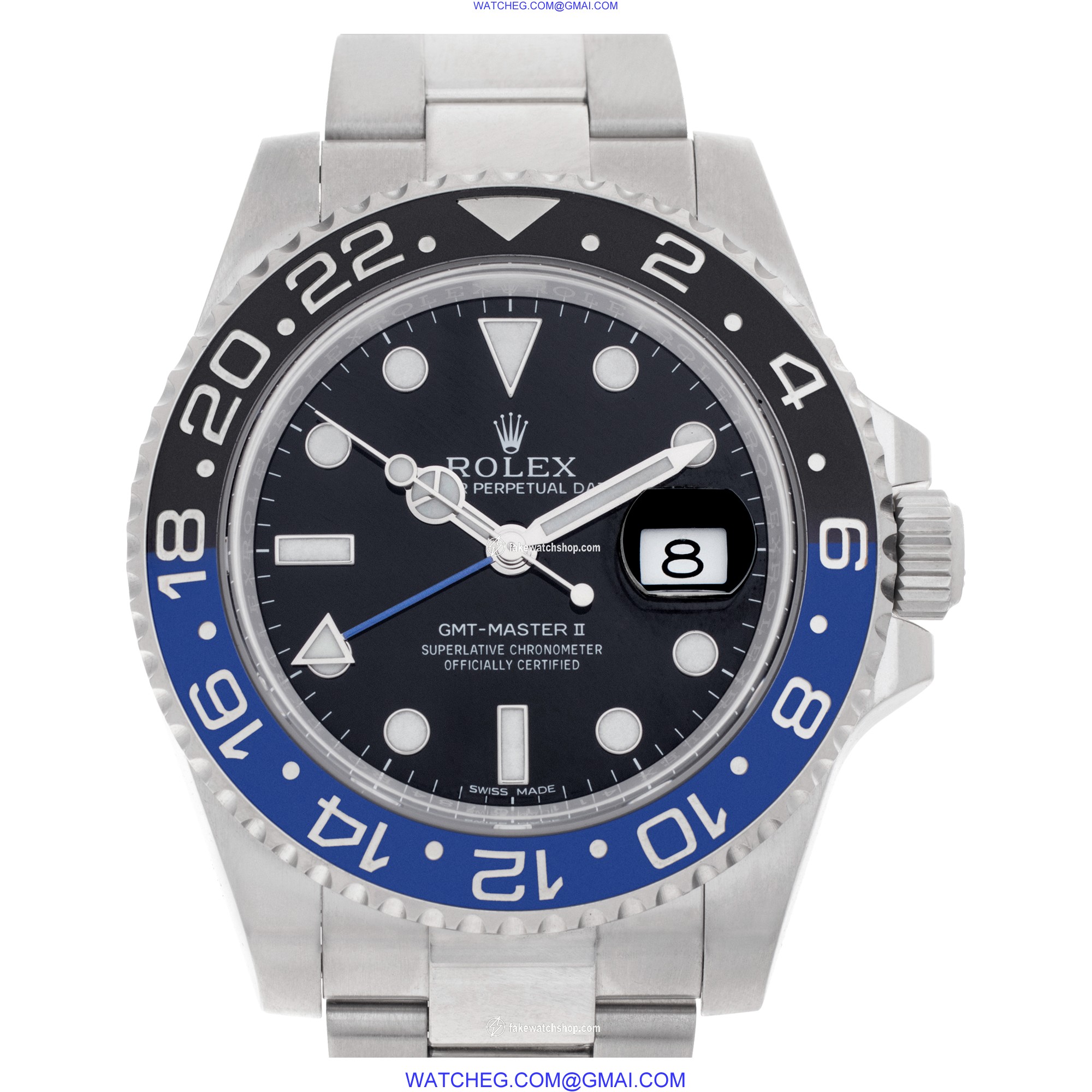 Rolex 116710BLNR GMT Master II Batman Automatic Male Stainless Steel
