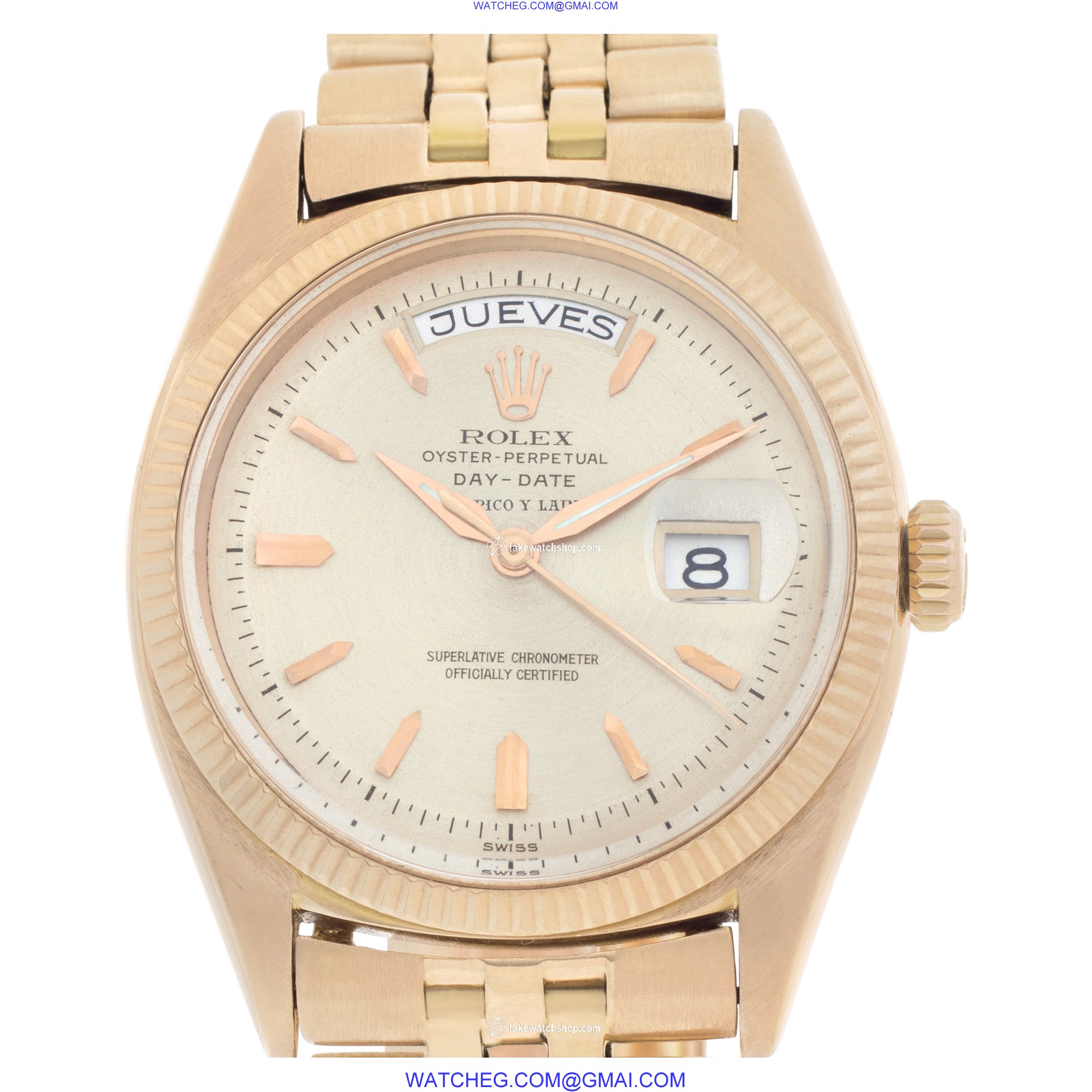 Rolex 1803 Day-Date Automatic Male 18k rose gold