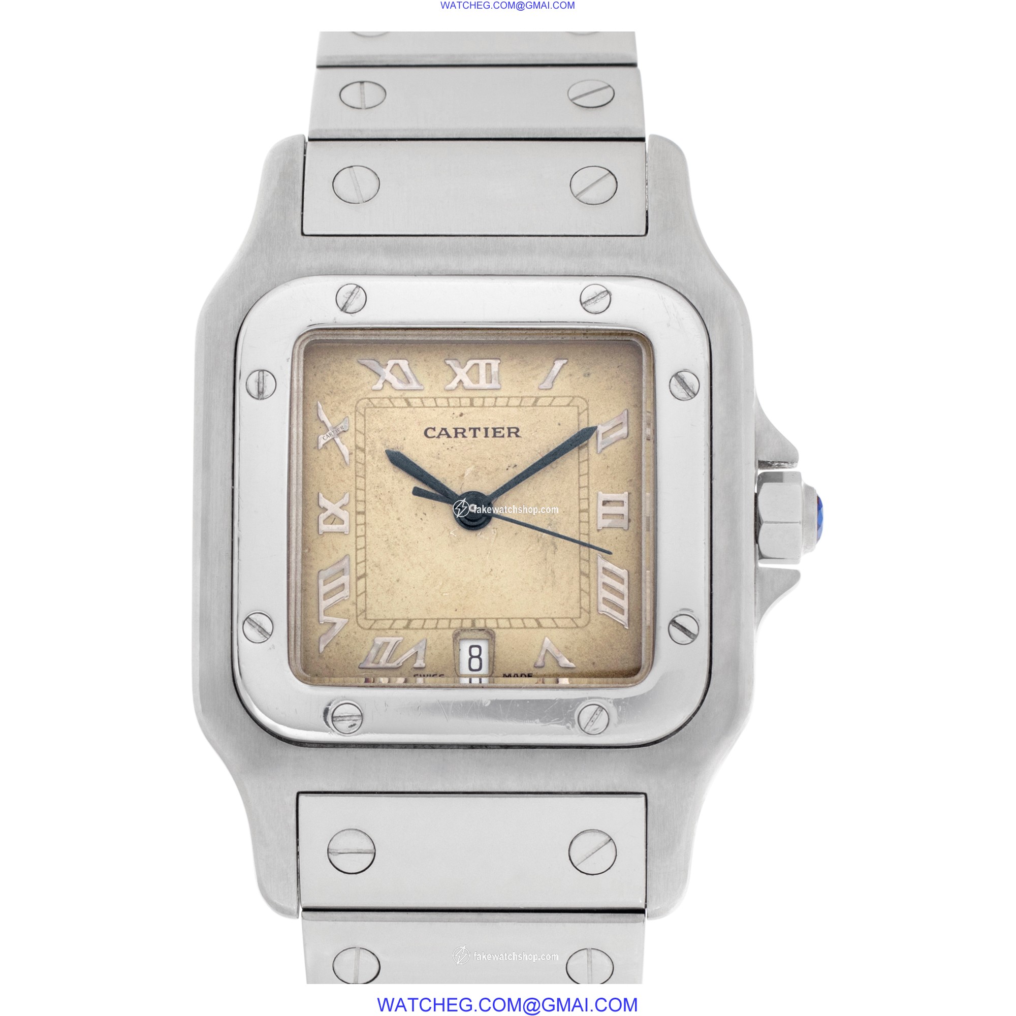 Cartier W20025D6/1564 Santos Quartz Female Stainless Steel