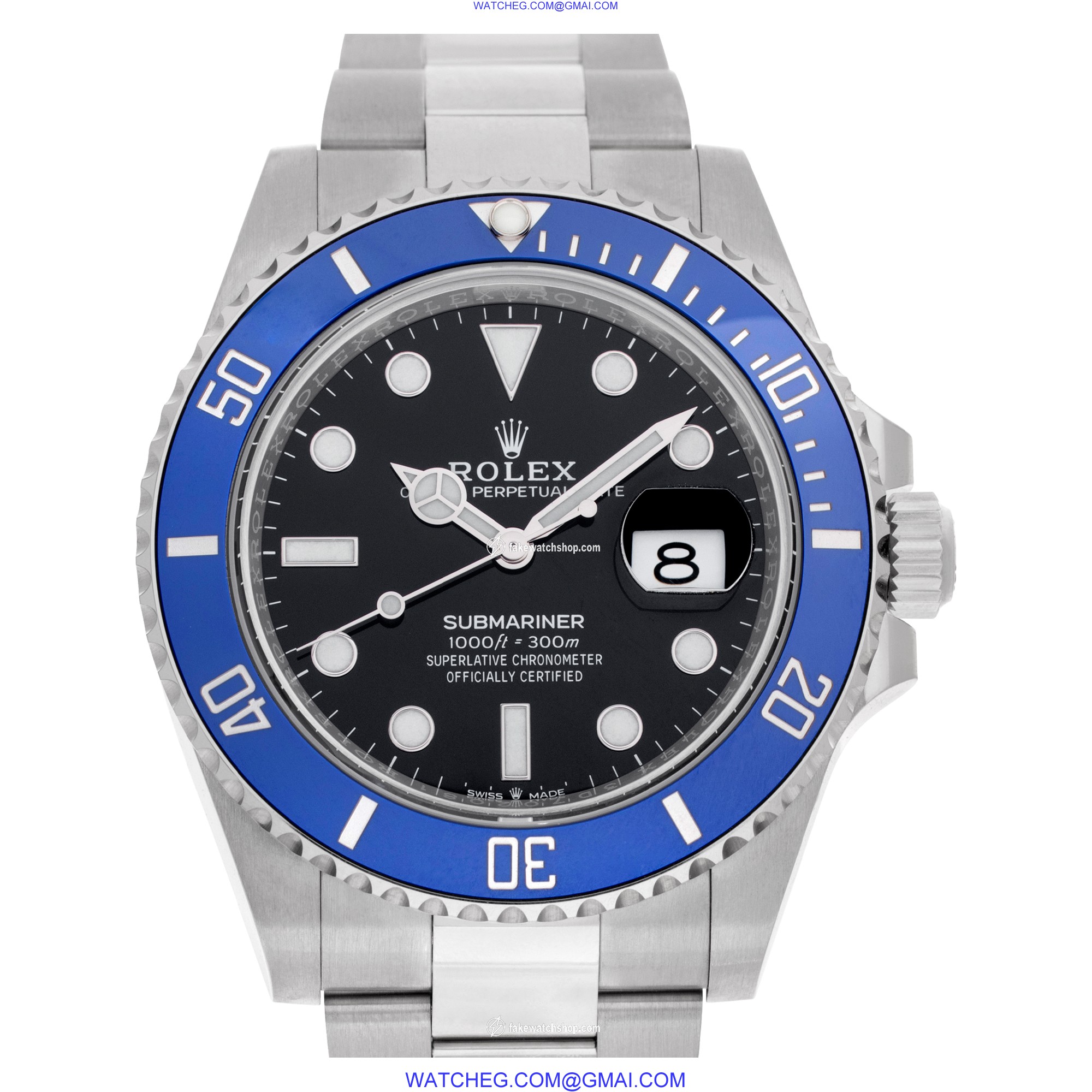 Rolex 126619LB Submariner Automatic Male 18k White Gold