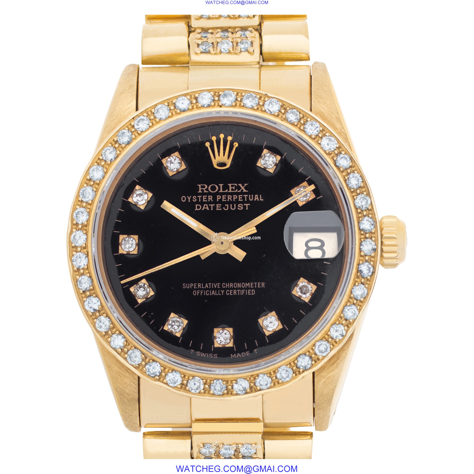 Rolex 68278 Datejust Automatic Unisex 18k yellow gold