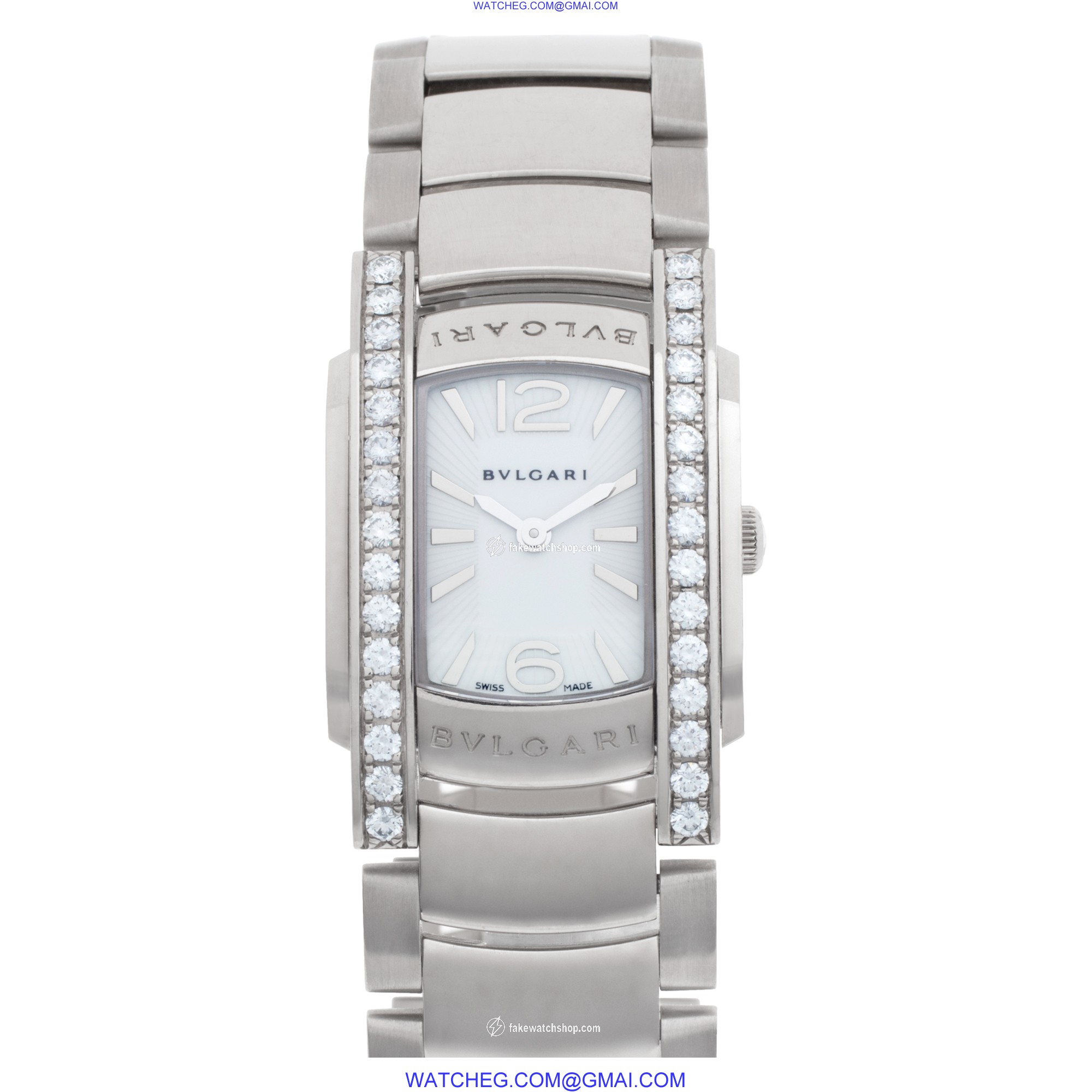 Bvlgari AAW31WGD1G Assioma Quartz Female 18k White Gold