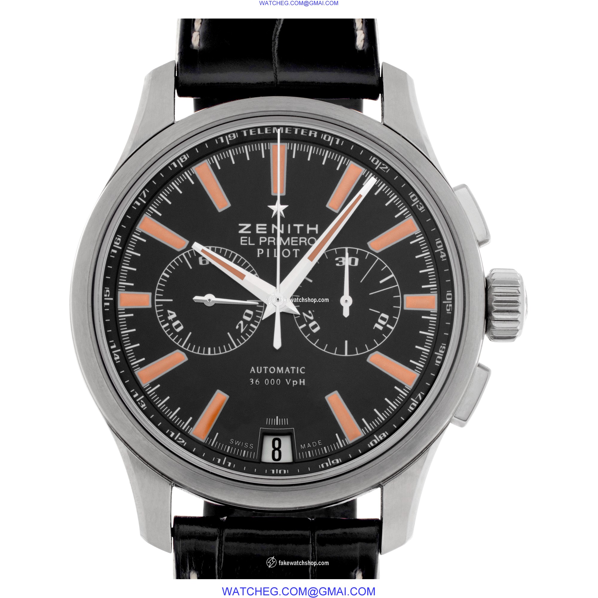 Zenith 03.2119.4002/24.C719 El Primero Automatic Male Stainless Steel
