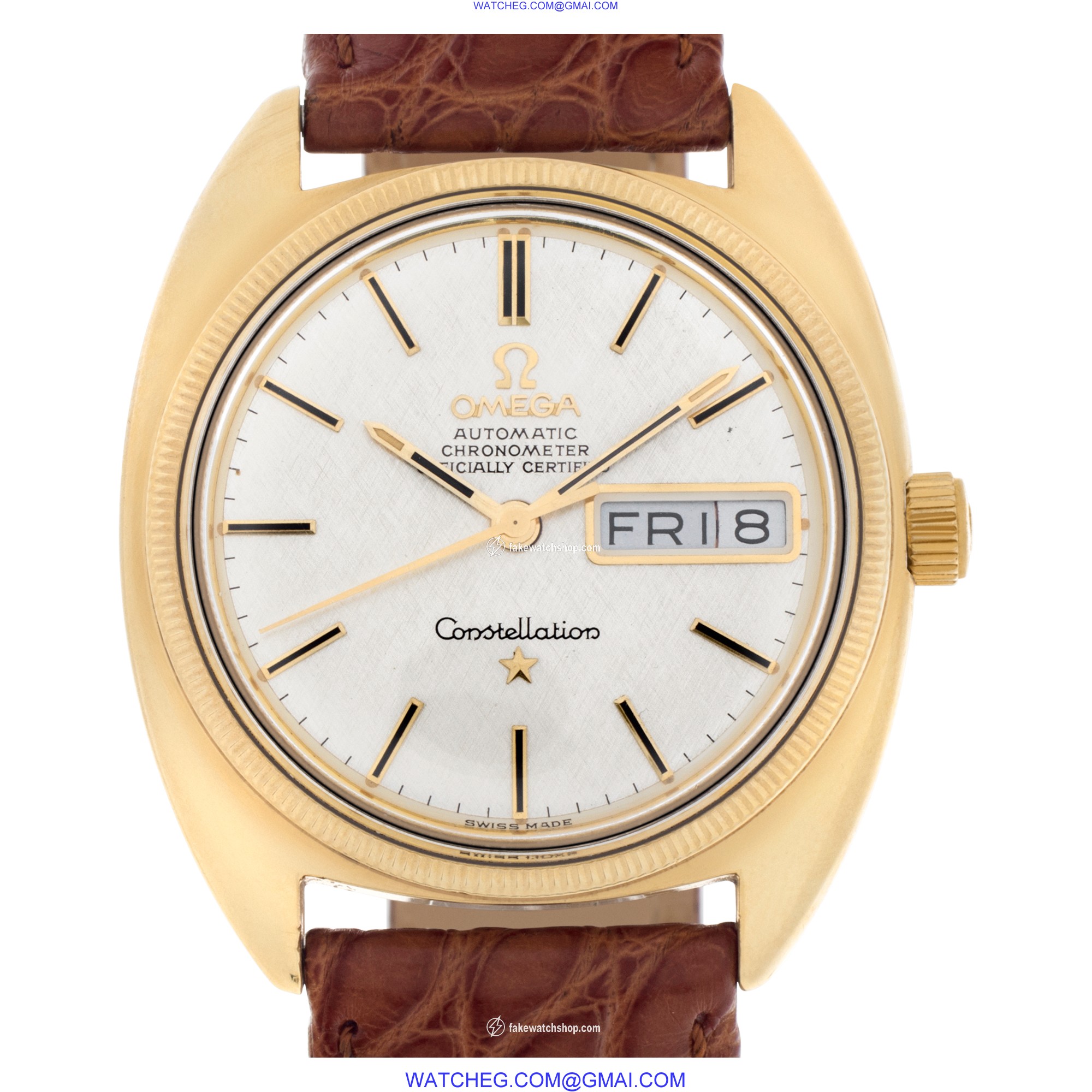 Omega 168029 Constellation Automatic Unisex Gold Fill & Stainless Steel