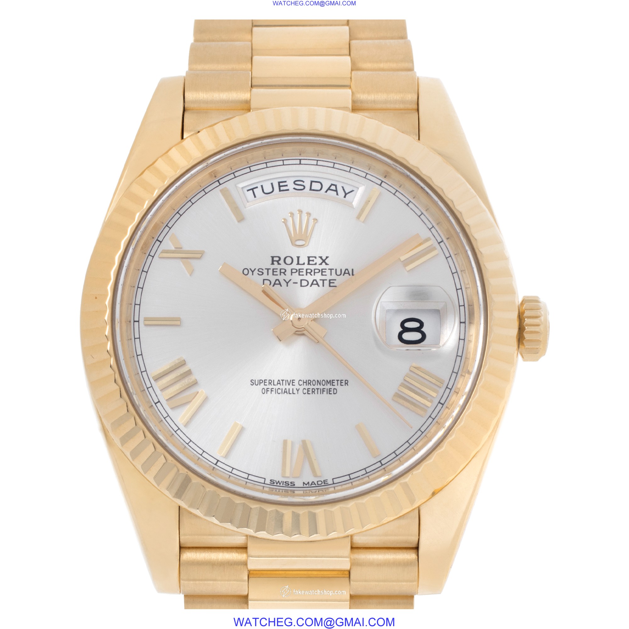 Rolex 228238 Day-Date 40 Automatic Male 18k Yellow Gold