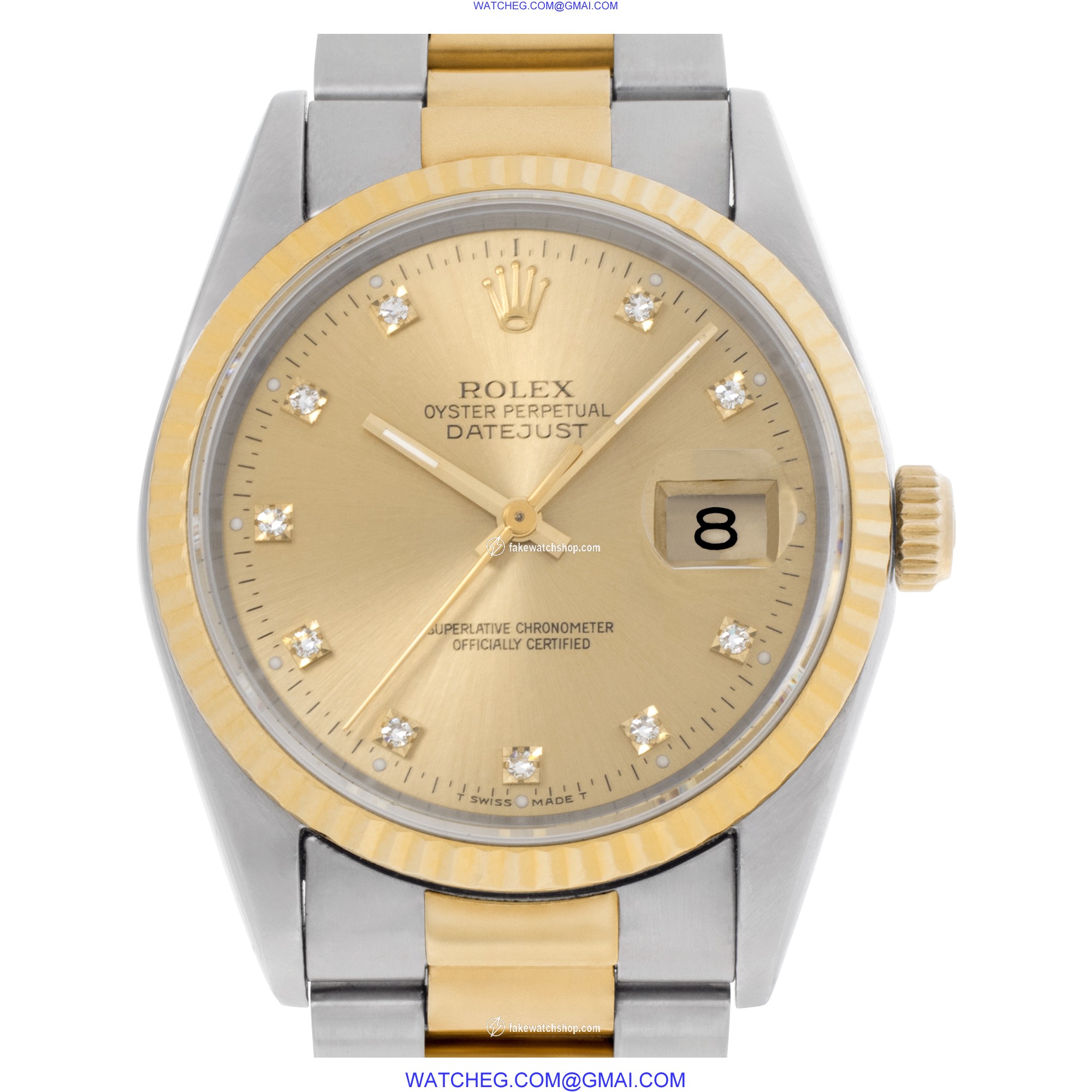 Rolex 16233 Datejust Automatic Unisex Stainless Steel