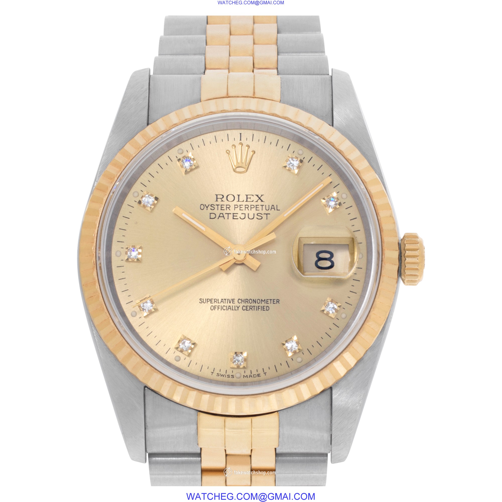 Rolex 16233 Datejust Automatic Unisex Stainless Steel