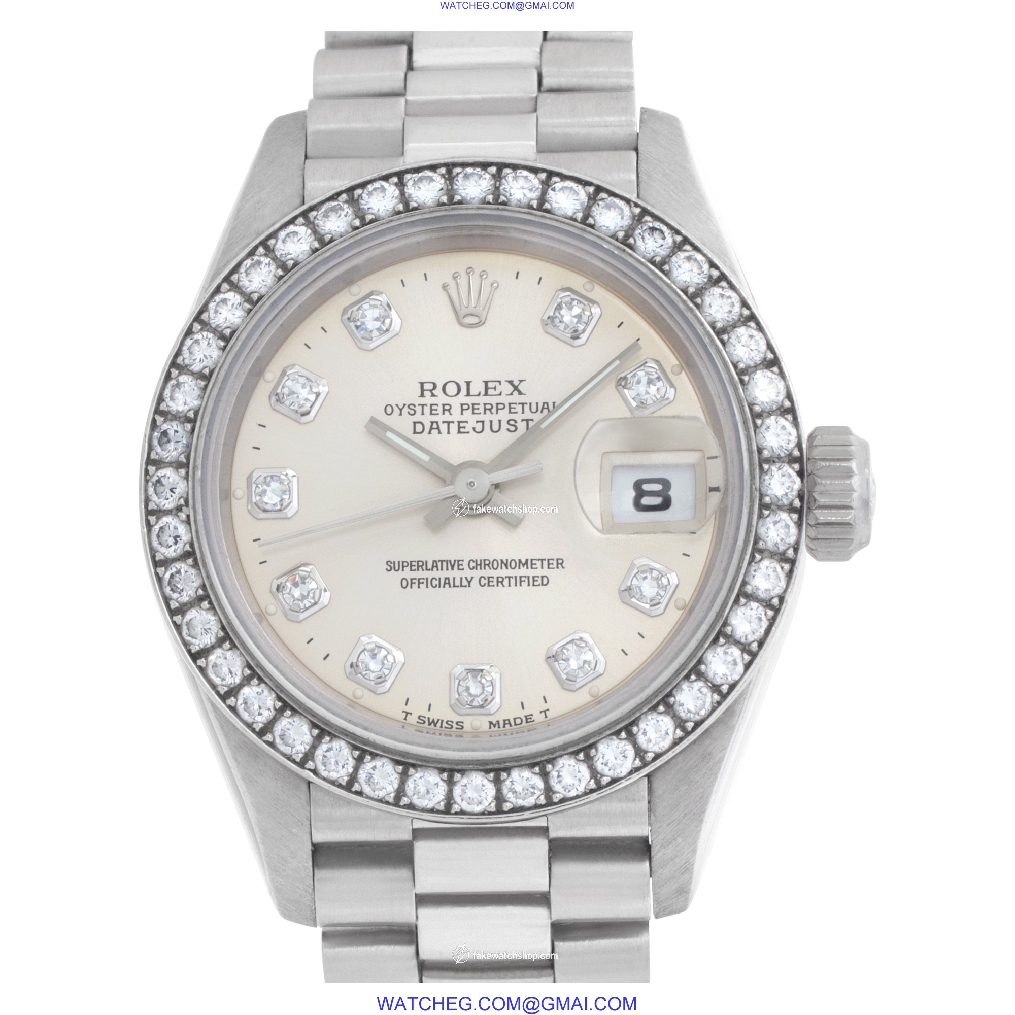 Rolex 69136 Datejust Automatic Female Platinum