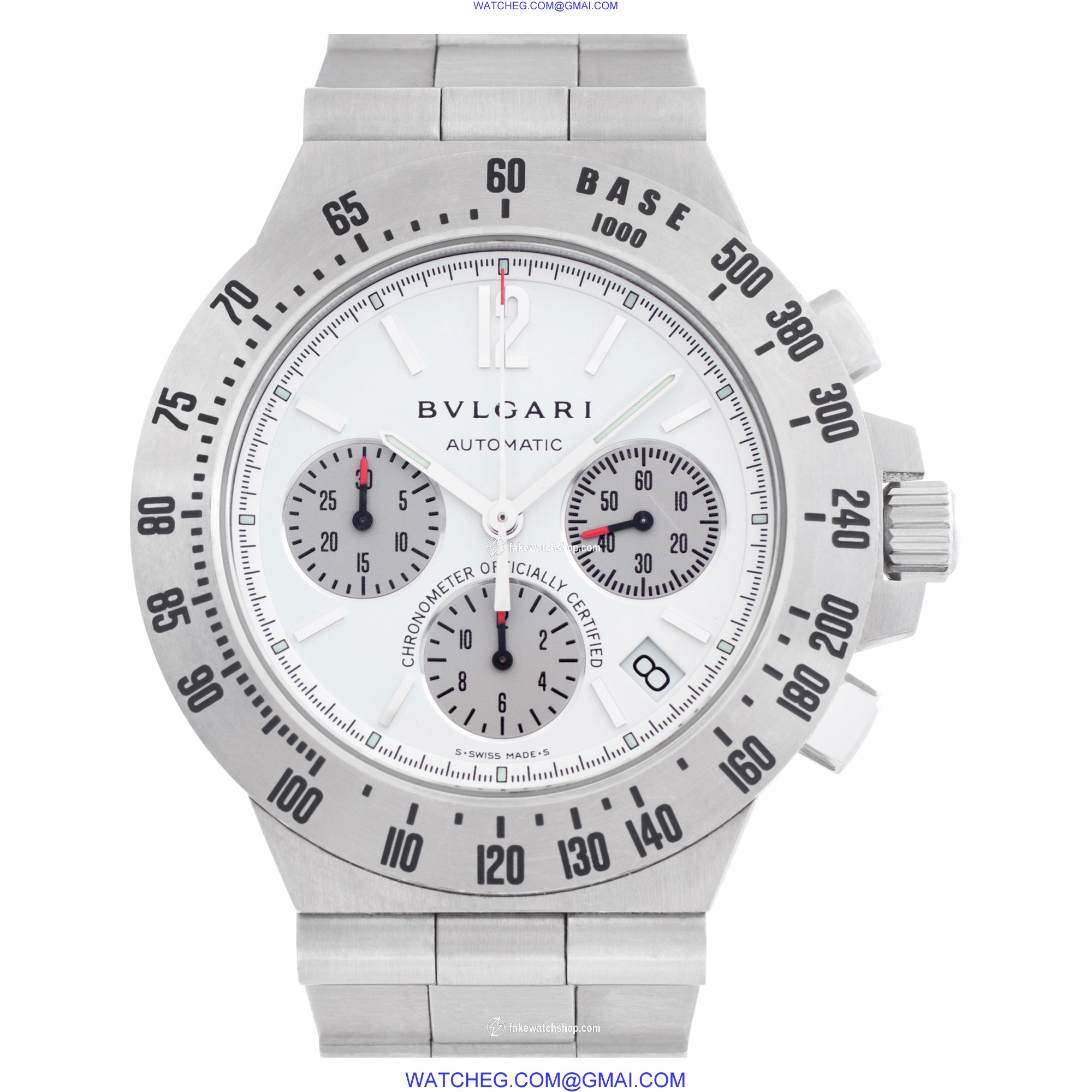 Bvlgari CH 40 ST a Diagono Automatic Unisex Stainless Steel