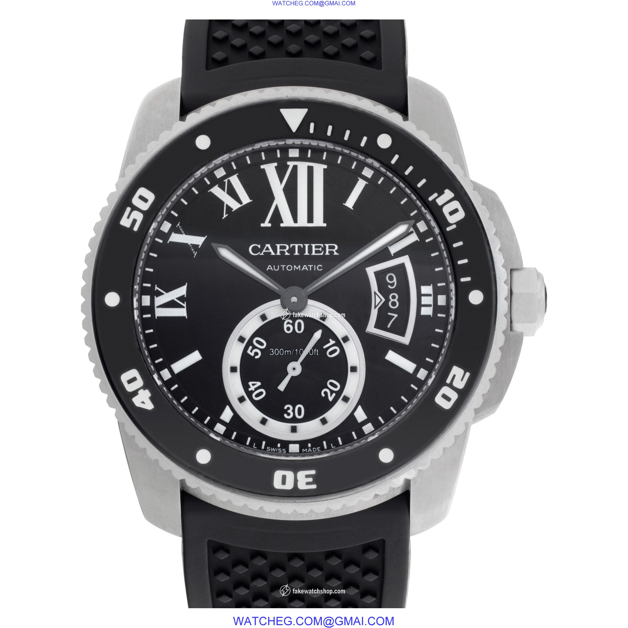 Cartier W7100056 Calibre Automatic Male Stainless Steel