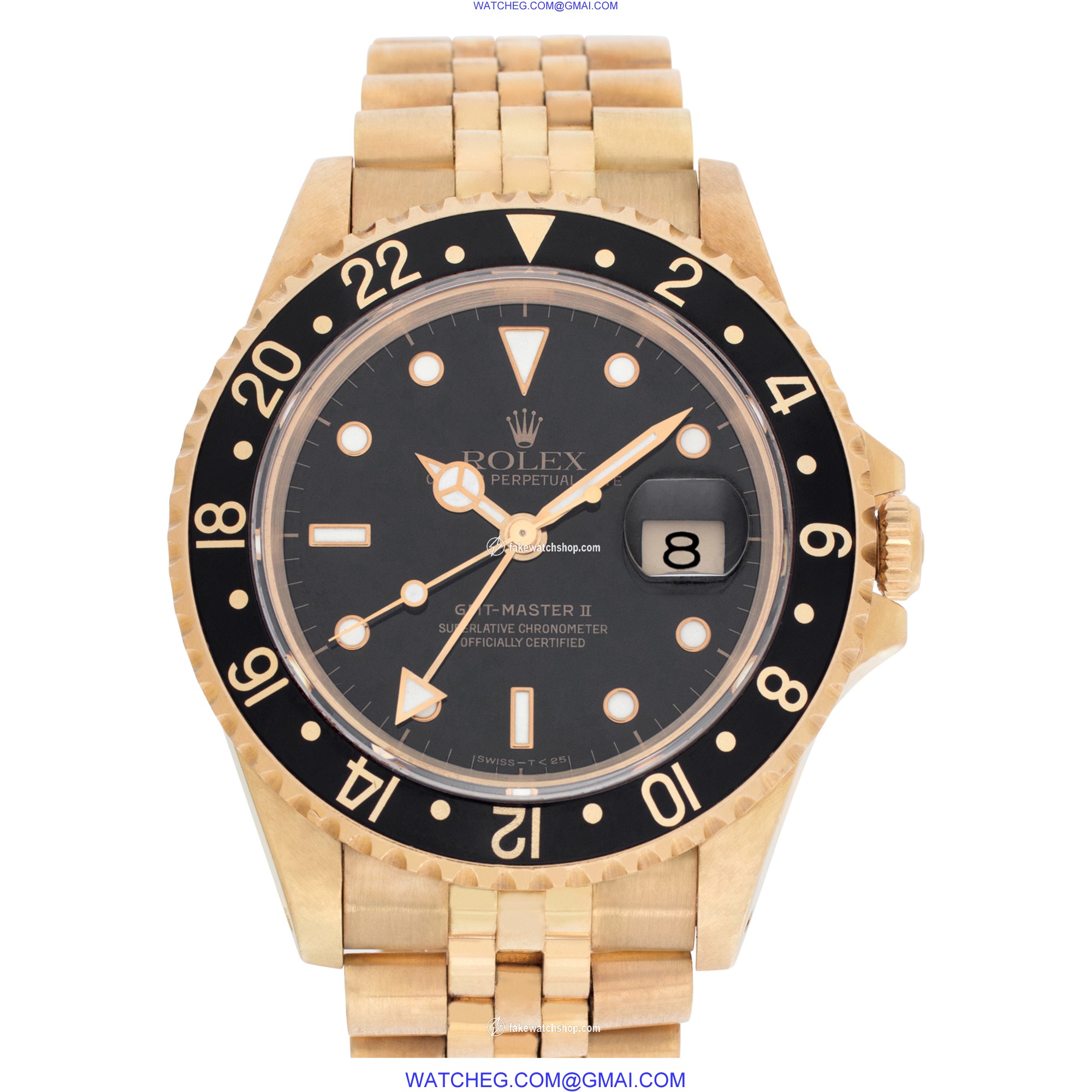 Rolex 16718 GMT-Master Automatic Male 18k yellow gold