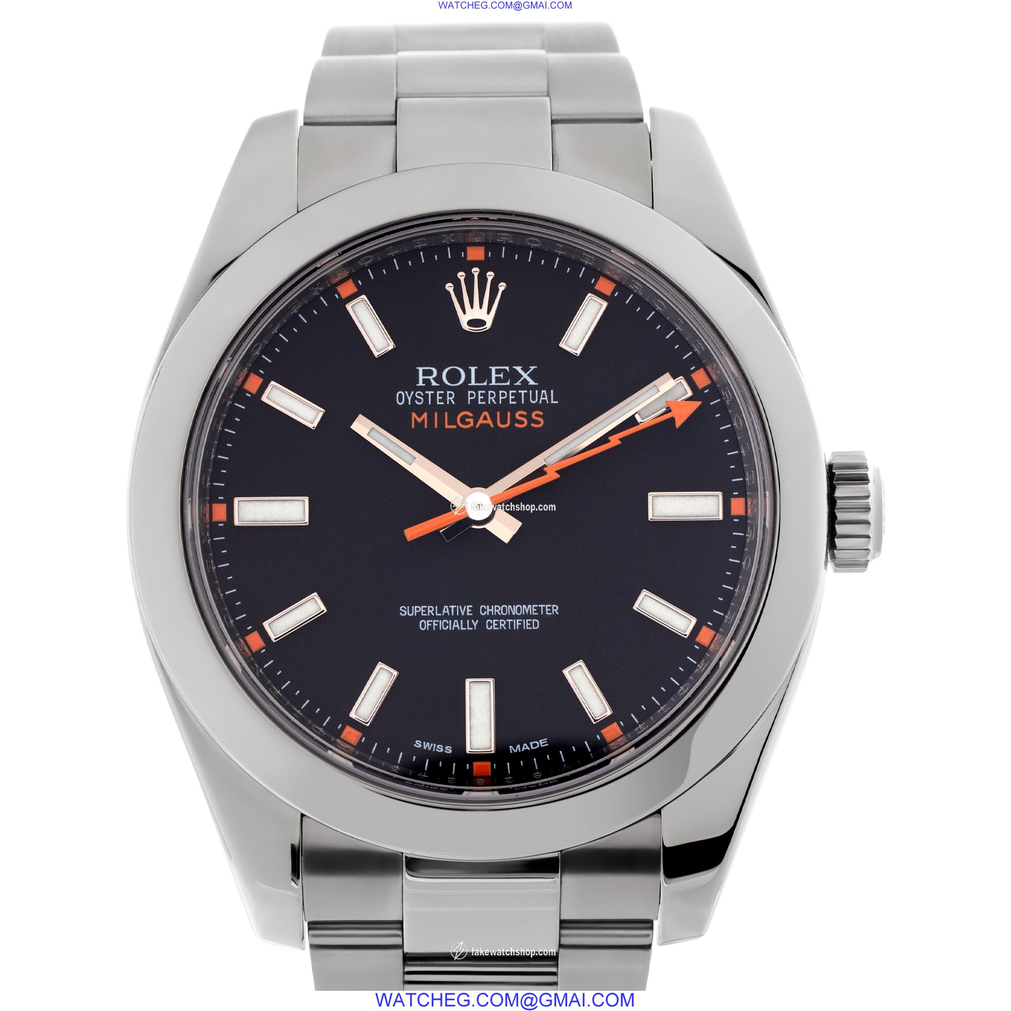 Rolex 116400 Milgauss Automatic Male Stainless Steel