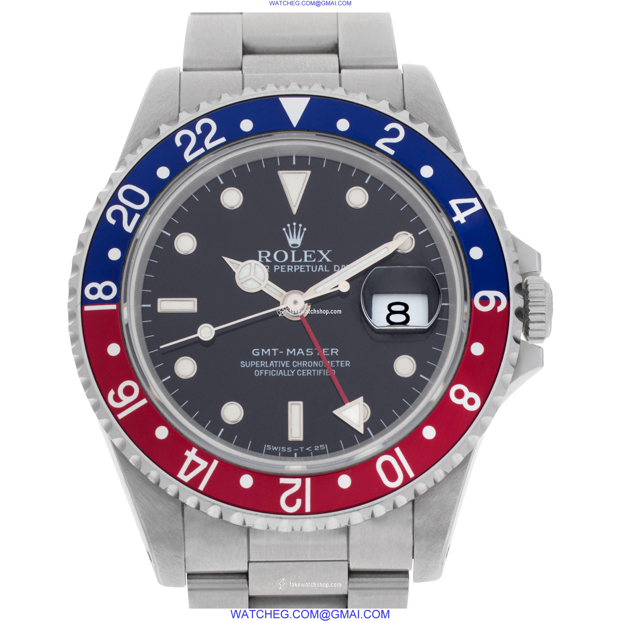 Rolex 16700 GMT Master Pepsi Automatic Male Stainless Steel