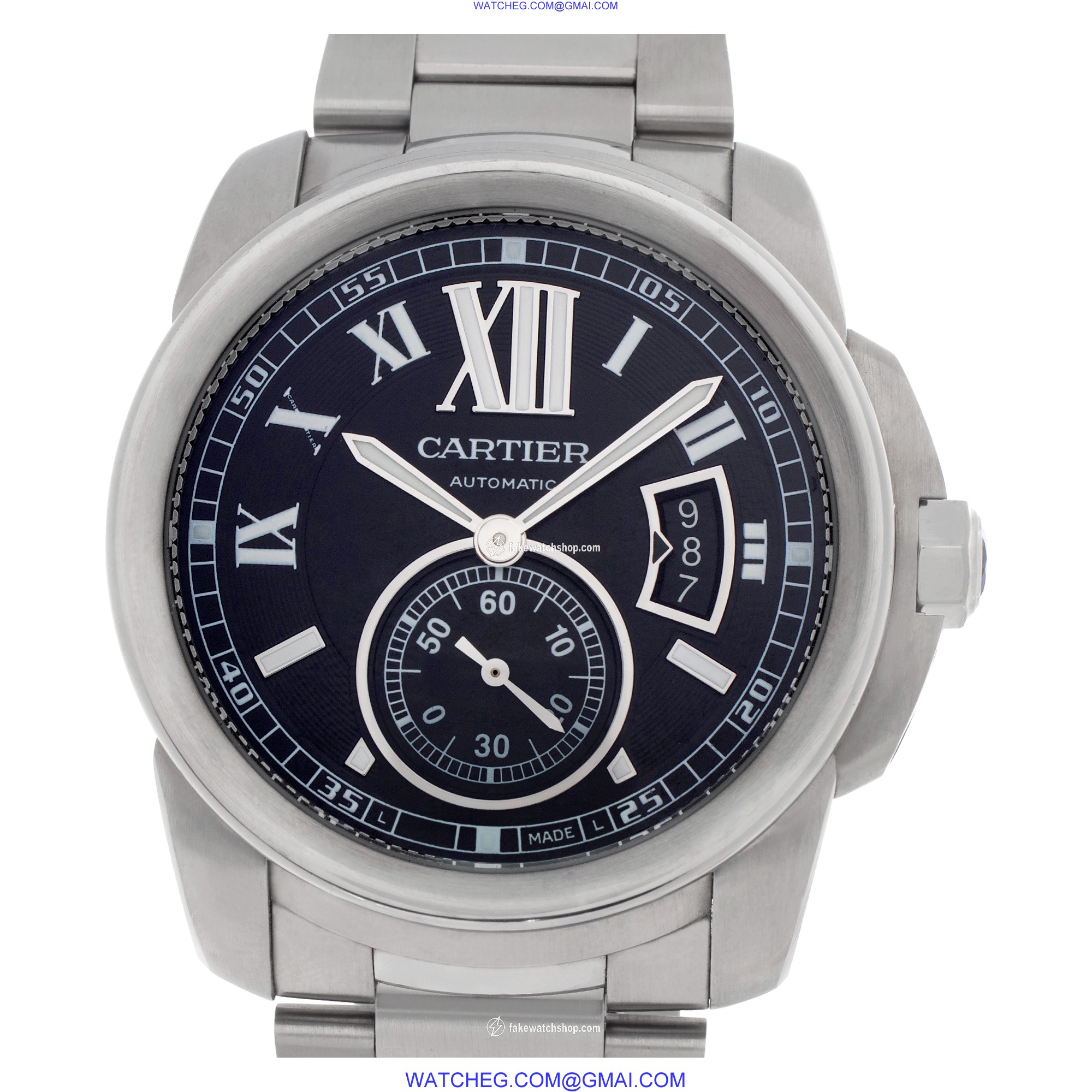 Cartier W7100016 Calibre Automatic Male Stainless Steel