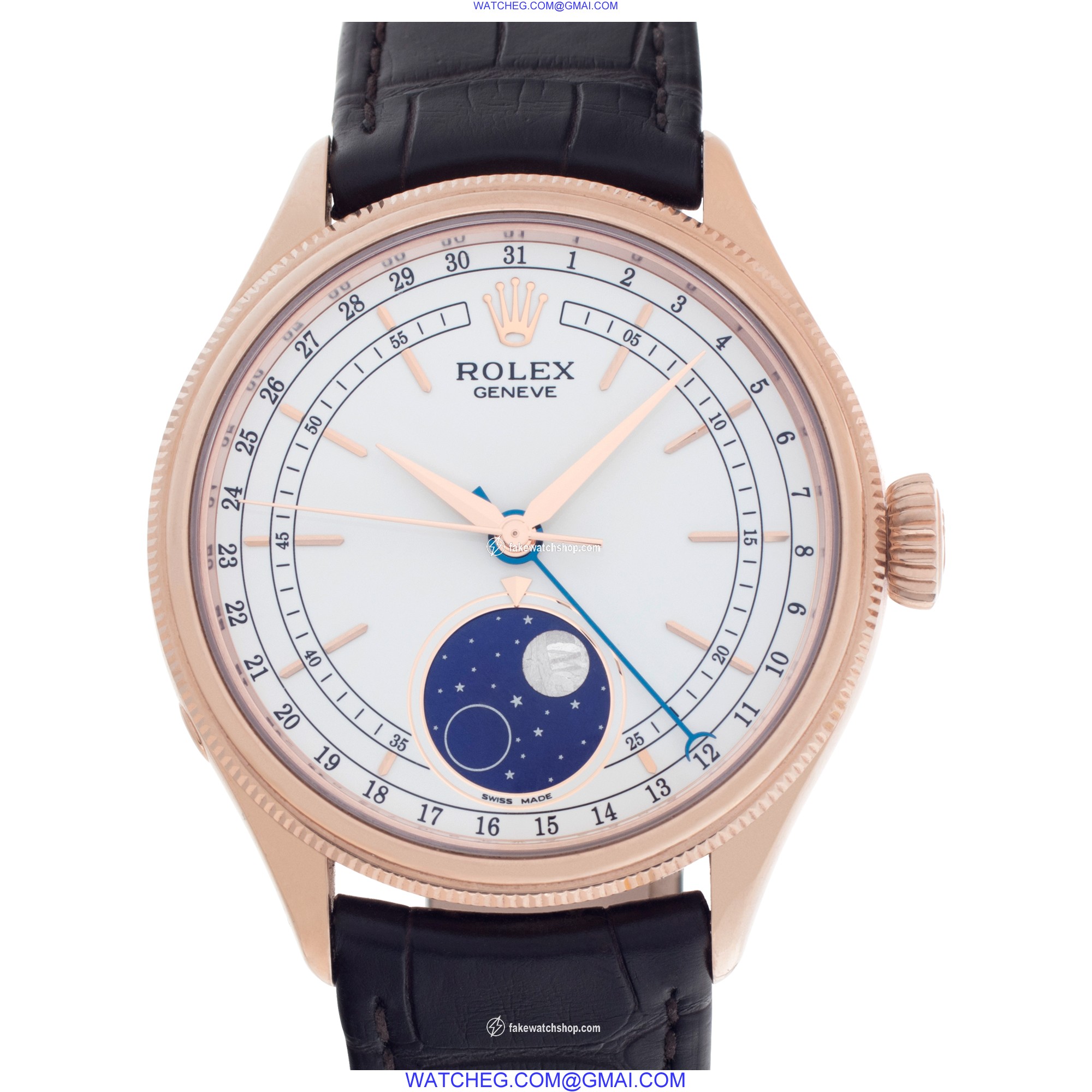 Rolex 50535 Cellini Automatic Male 18k rose gold
