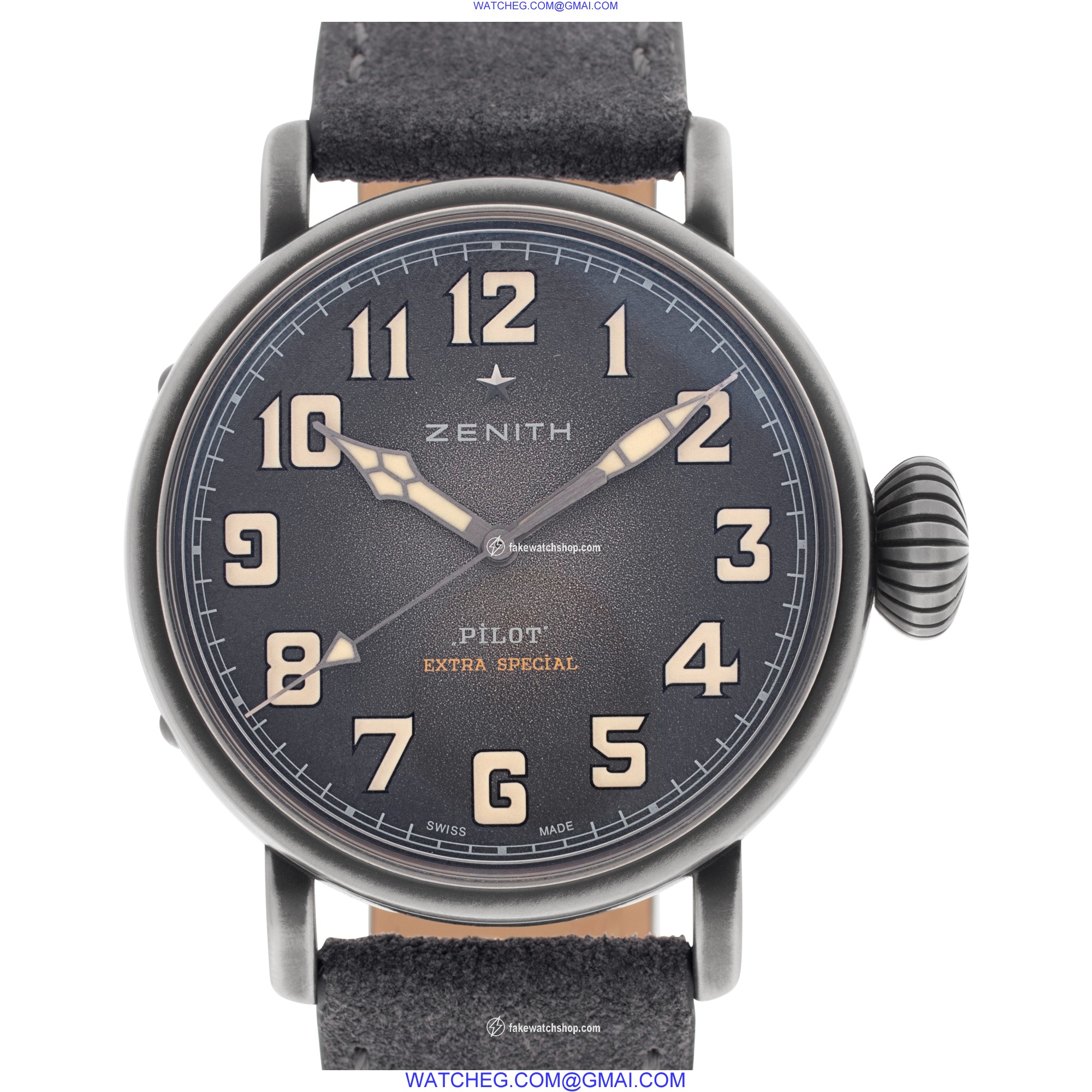 Zenith 11 Pilot Automatic Male Stainless Steel