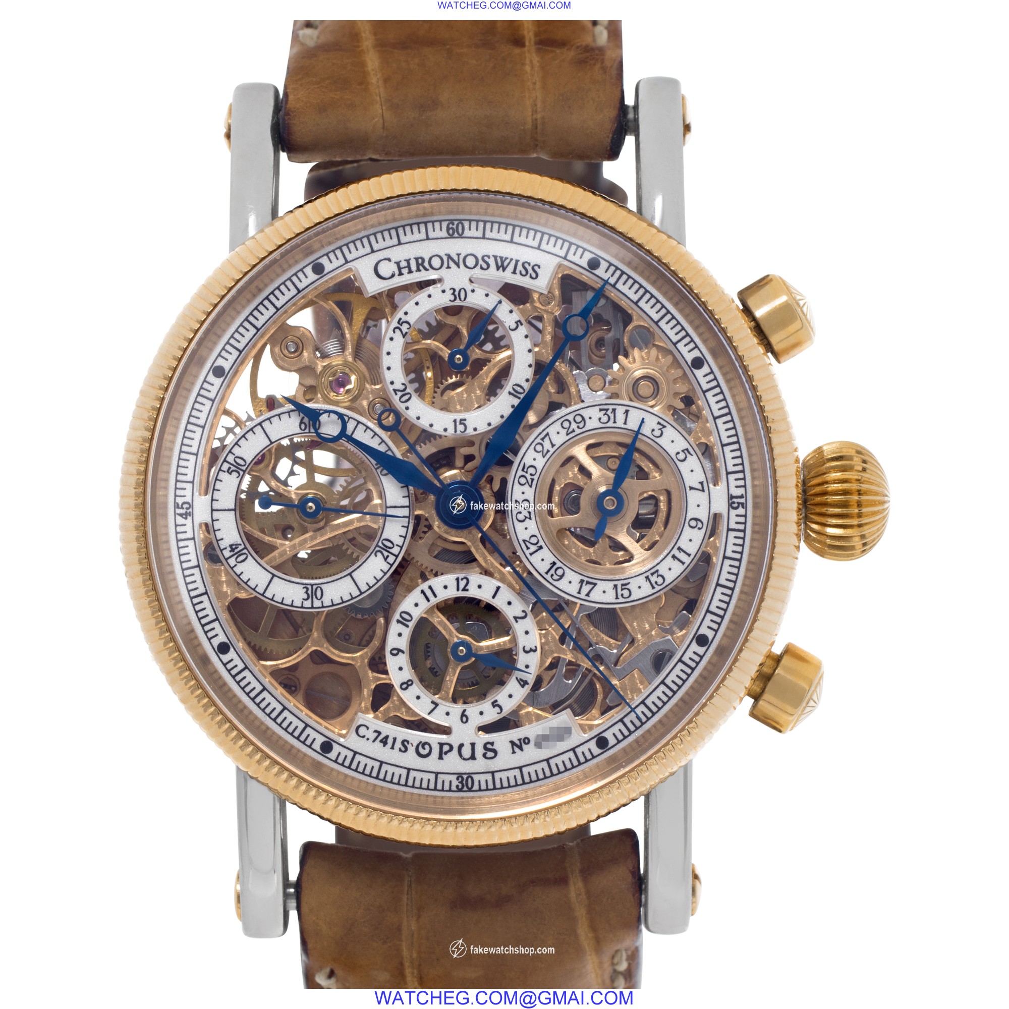 Chronoswiss CH 4433 Opus Automatic Male 18k gold & Stainless Steel