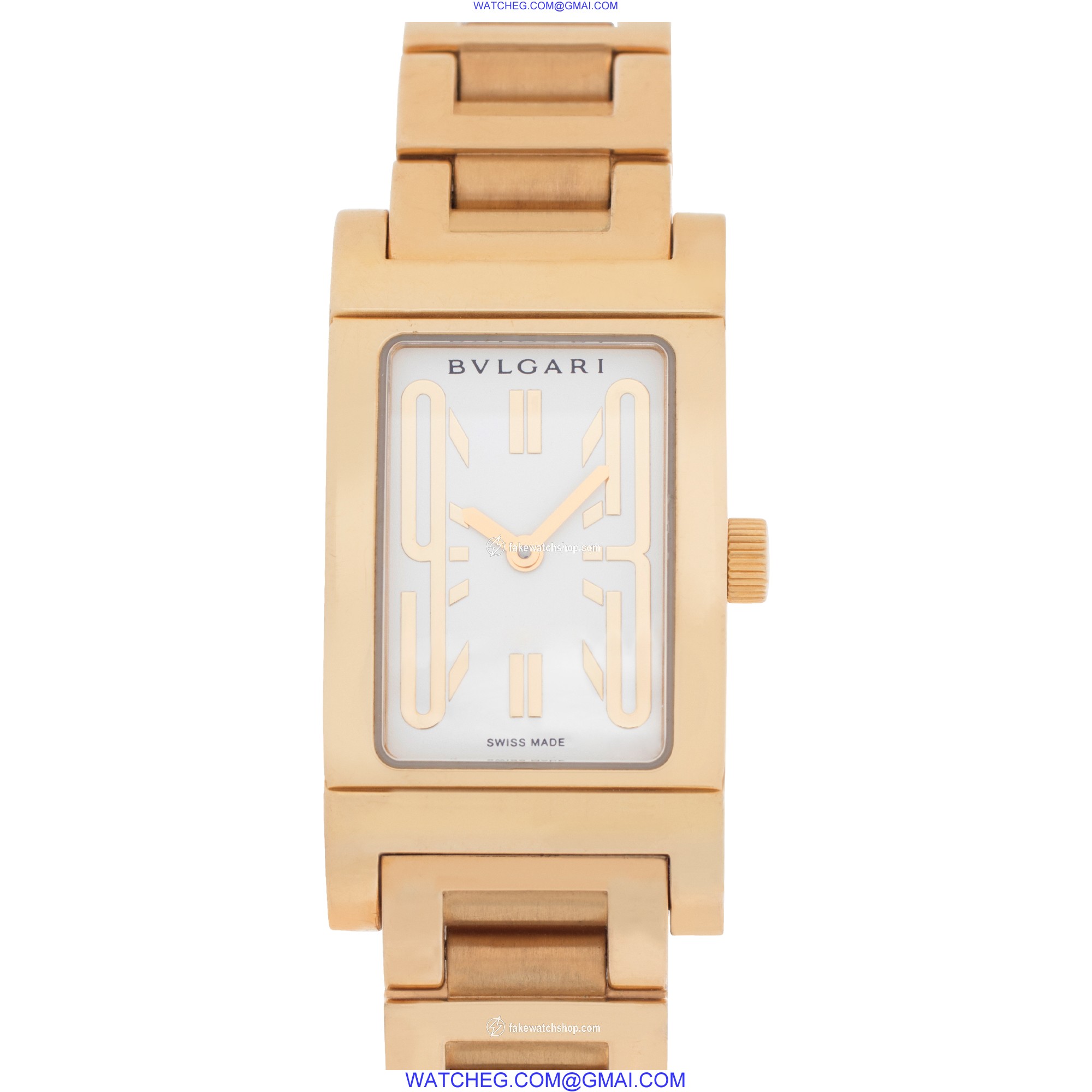 Bvlgari rt 39 g Rettangolo Quartz Female 18k yellow gold