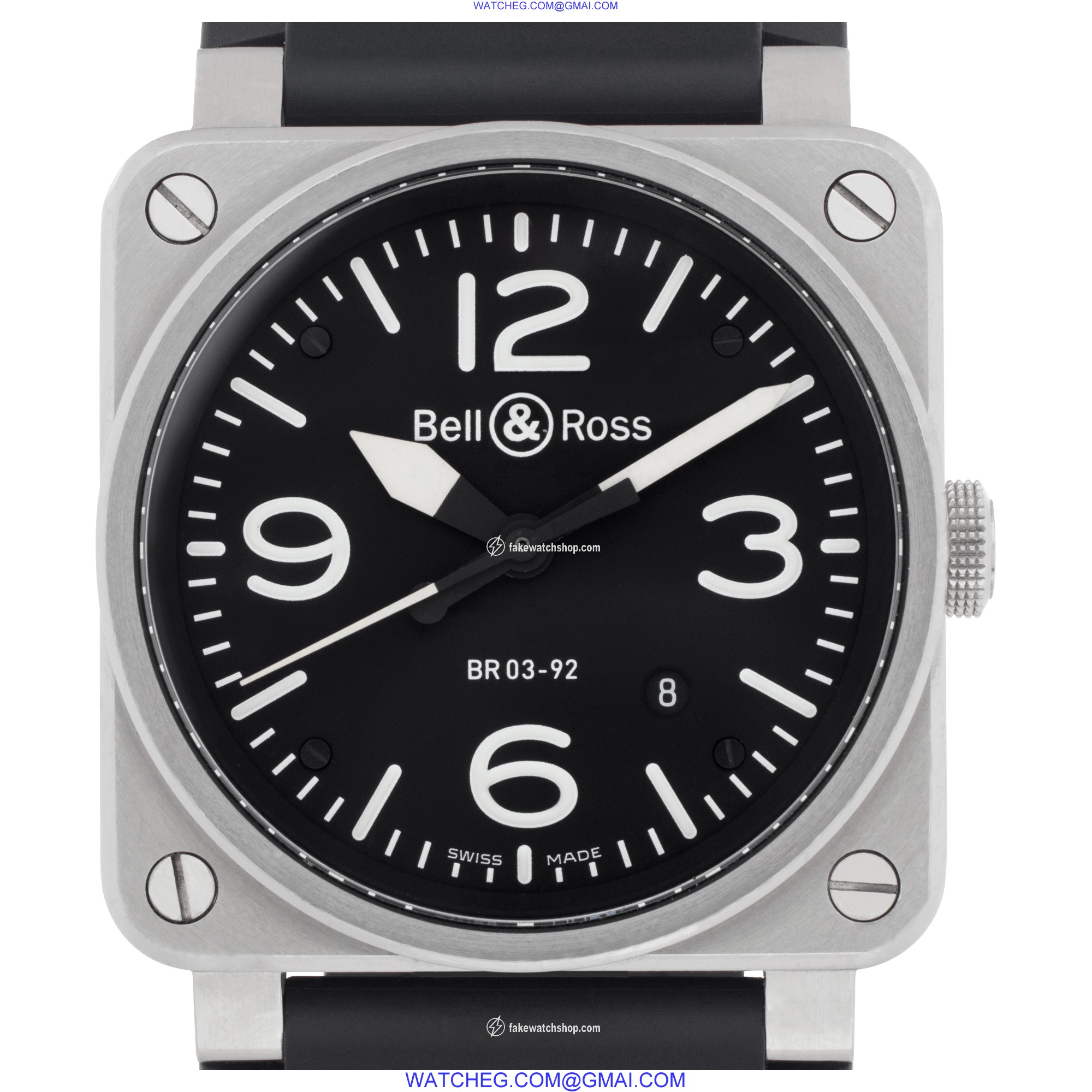 Bell & Ross BR03-92-S Aviation Automatic Male Stainless Steel