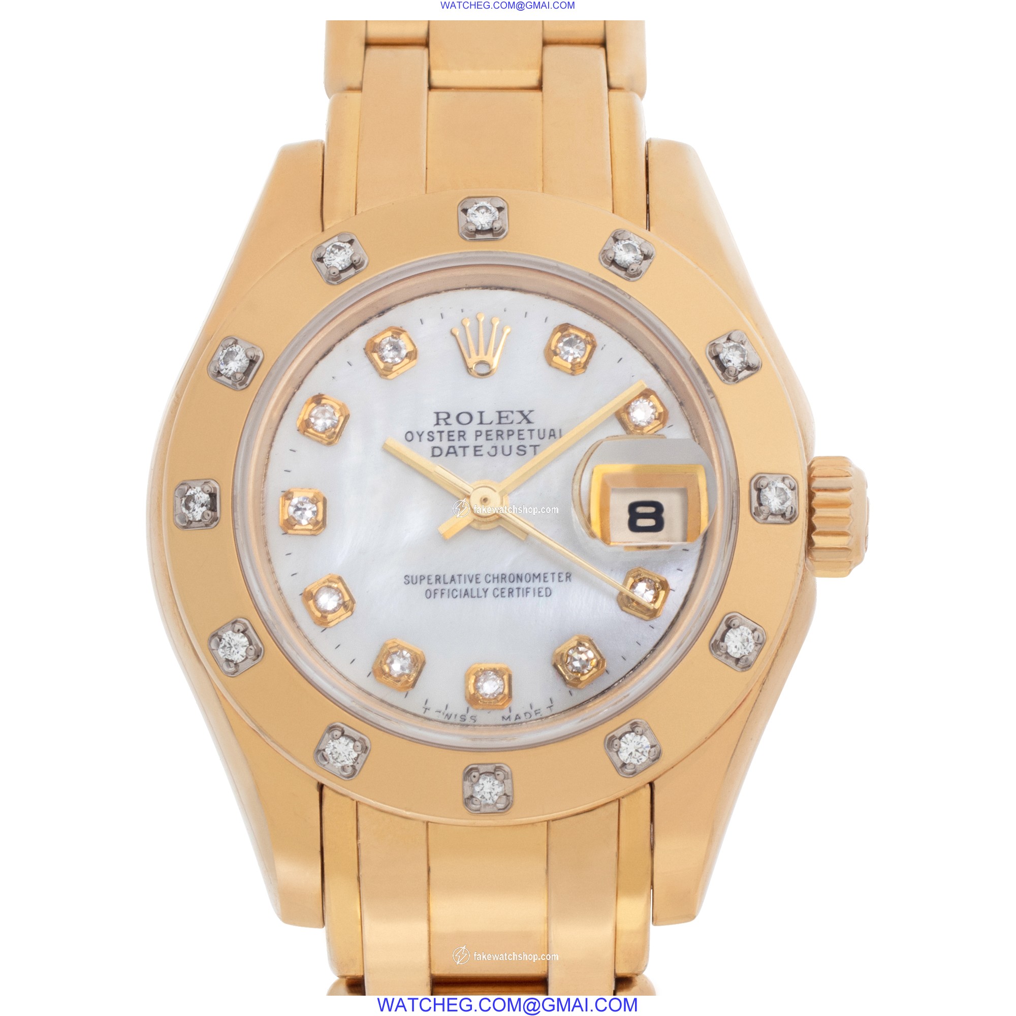 Rolex 80318 Pearlmaster Automatic Female 18k yellow gold