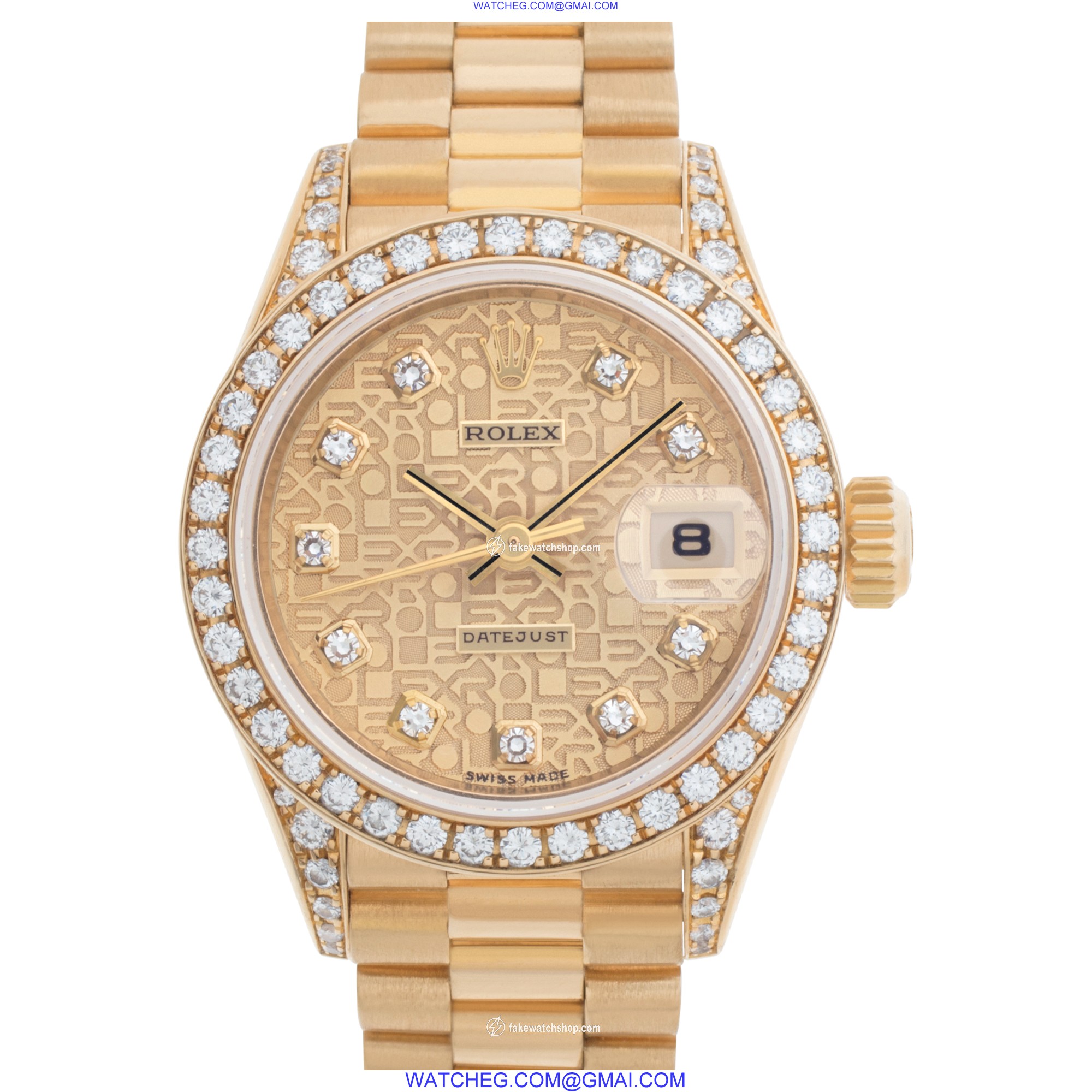 Rolex 69158 Datejust Automatic Female 18k yellow gold