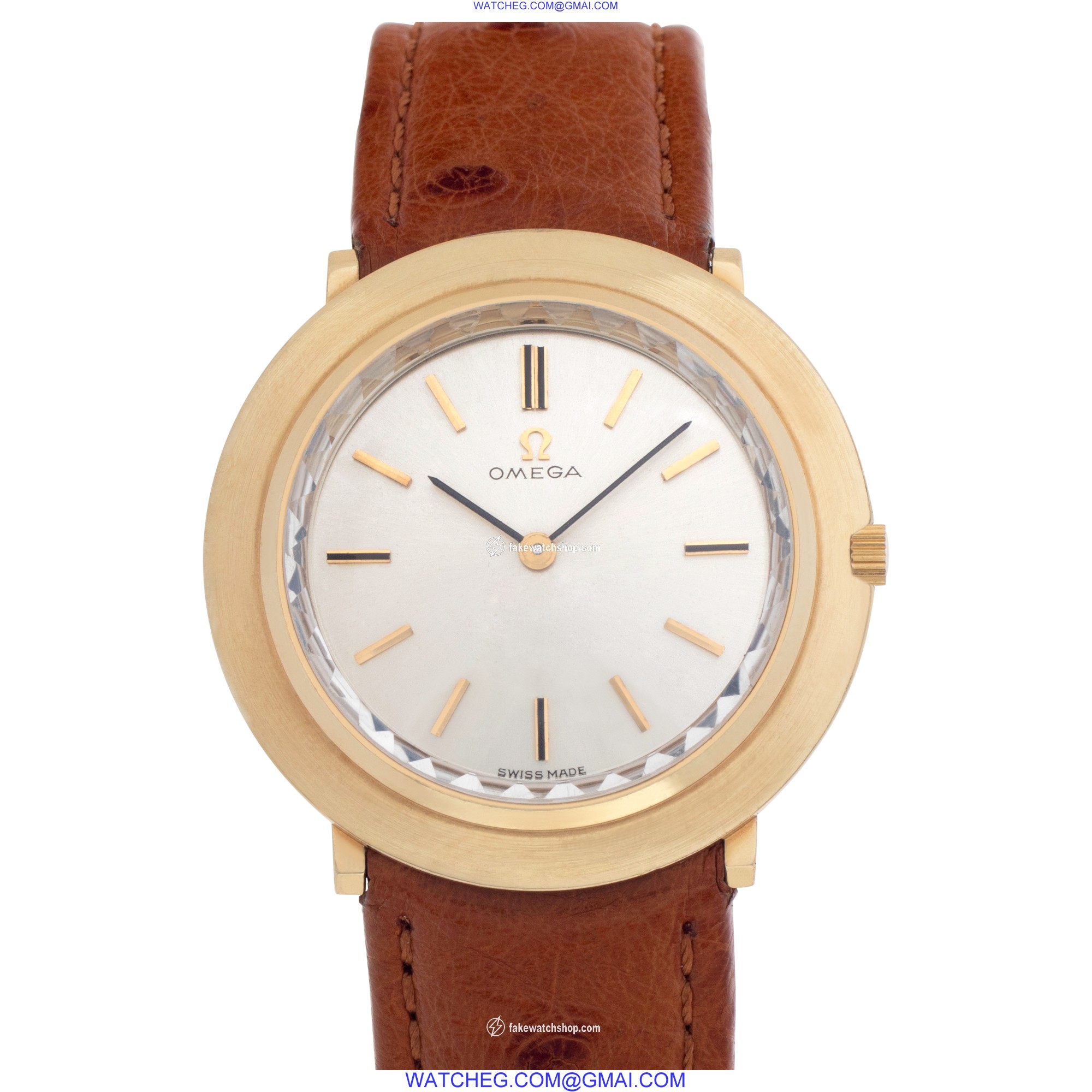 Omega D6699 Classic Manual Male 14k yellow gold