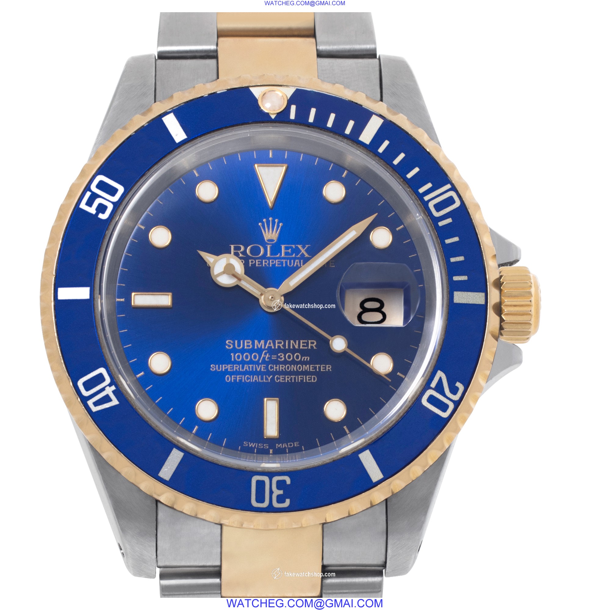 Rolex 16613 Submariner Automatic Male 18k gold & Stainless Steel