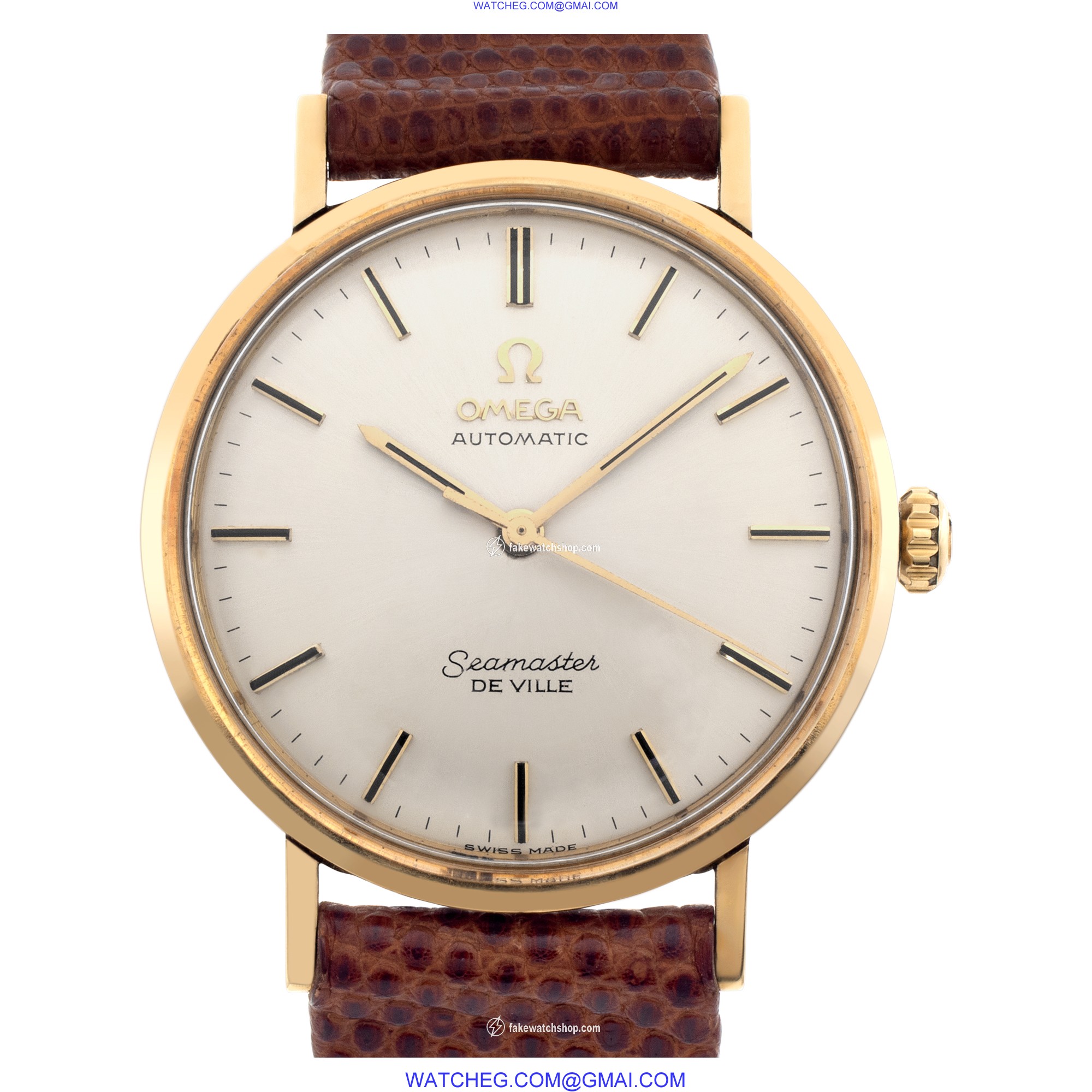 Omega LL6066 Seamaster Automatic Male Stainless Steel & Gold Plated