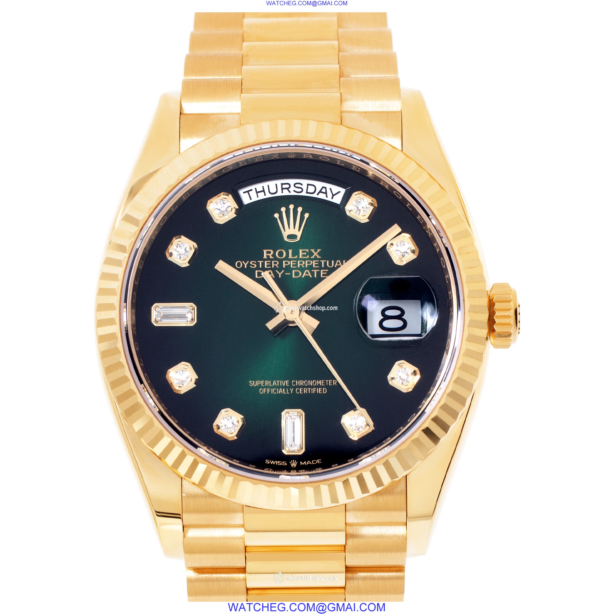 Rolex 128238 Day-Date Automatic Male 18k yellow gold