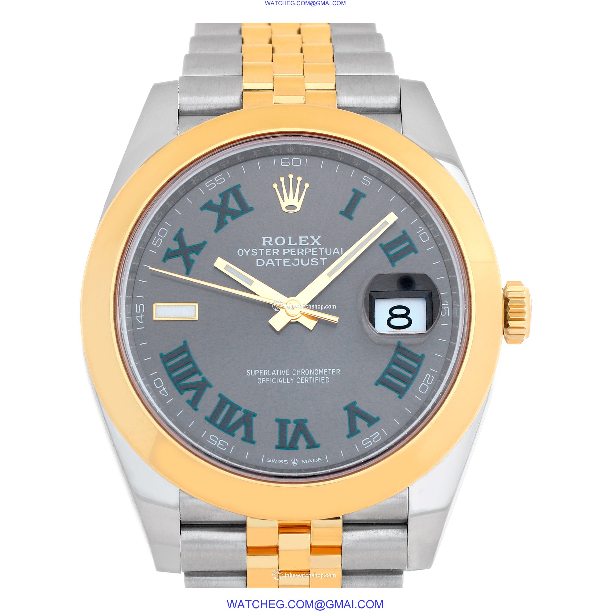 Rolex 126303 Datejust 41 Automatic Unisex 18k gold & Stainless Steel