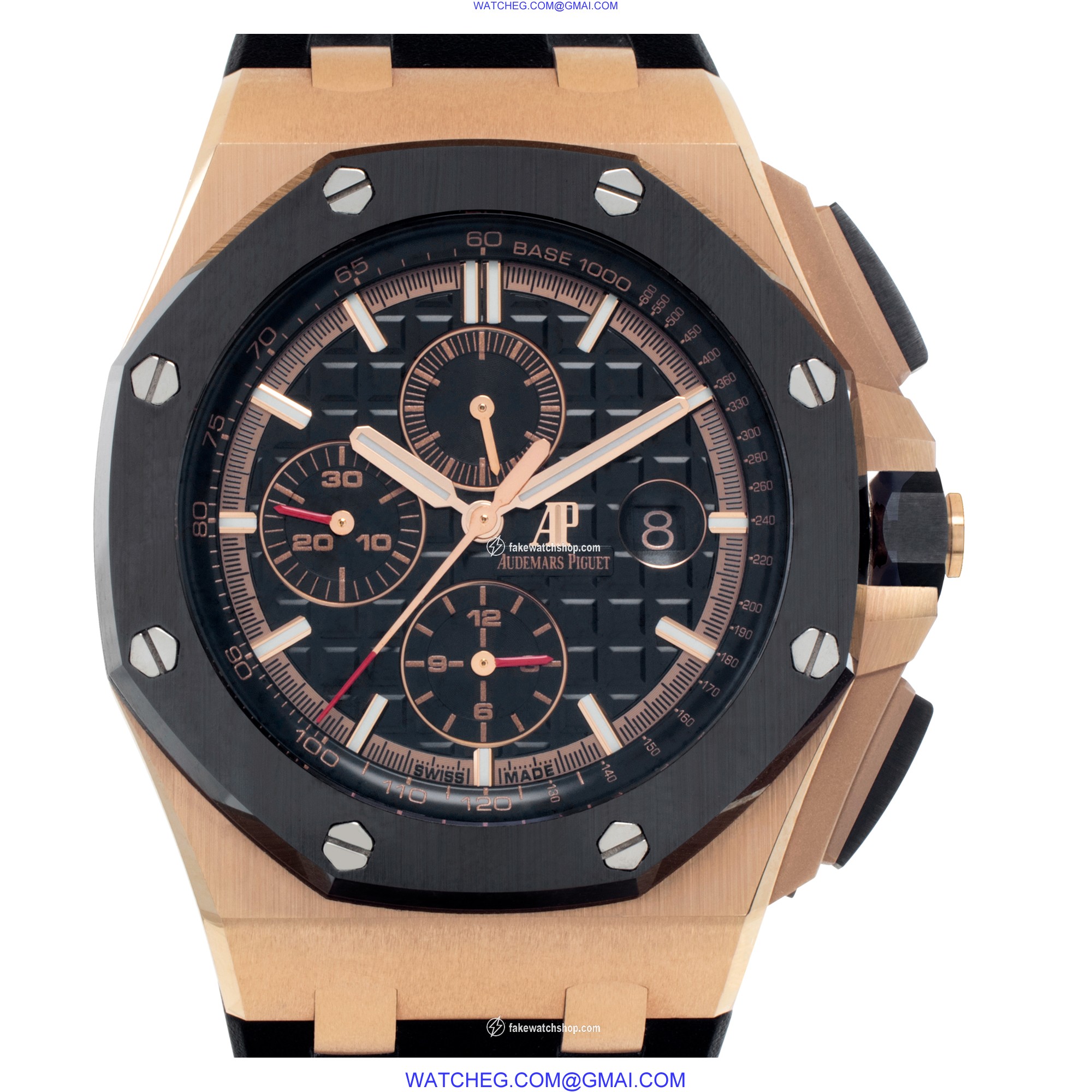 Audemars Piguet 26401RO.OO.A002CA.02 Royal Oak Offshore Automatic Male 18k rose gold