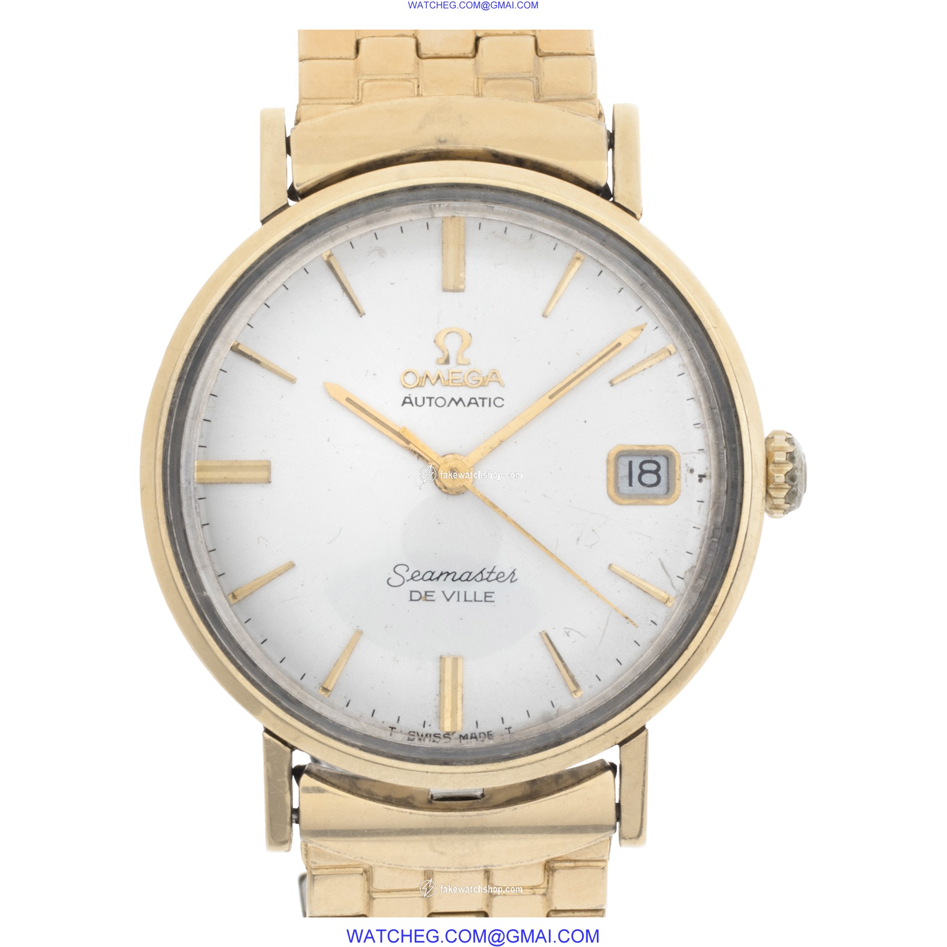 Omega km6068 Seamaster Automatic Male Gold Fill