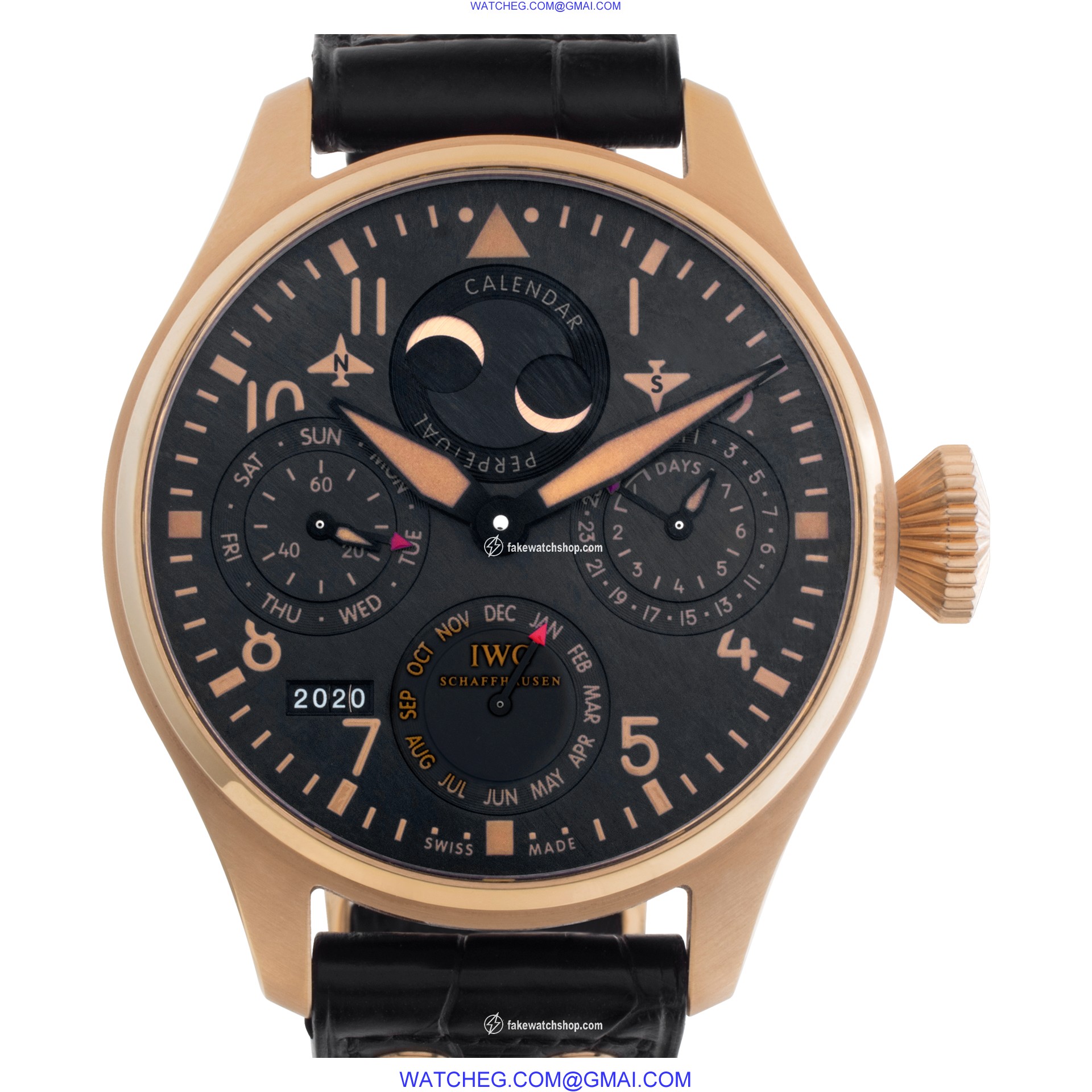 IWC iw502635 Big Pilot Automatic Male 18k rose gold