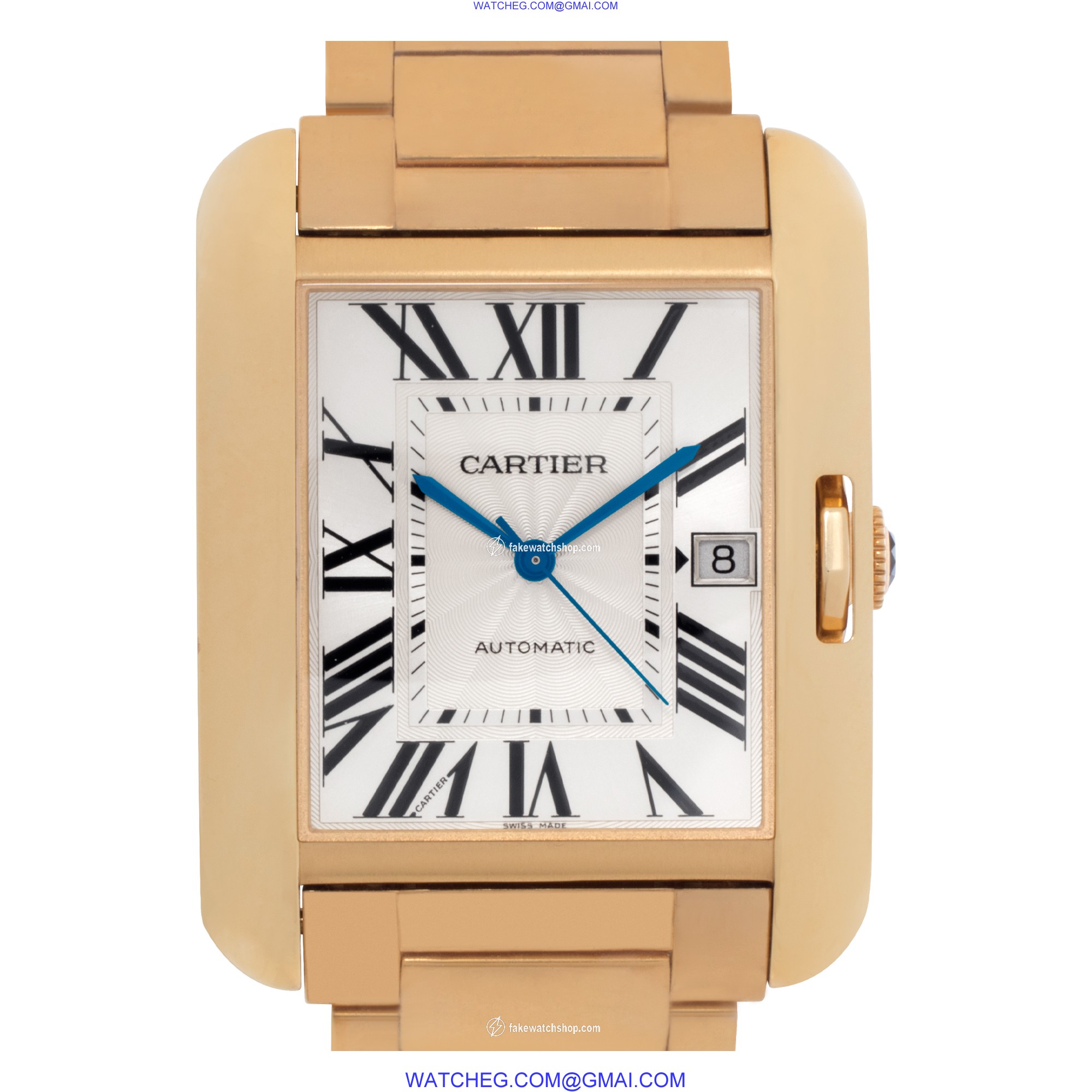 Cartier w5310018 Tank Anglaise XL Automatic Male 18k yellow gold