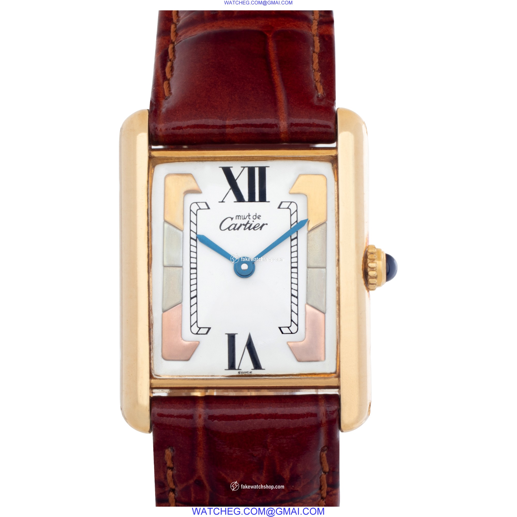 Cartier Cartier 1327 Tank Quartz Female 18k yellow gold