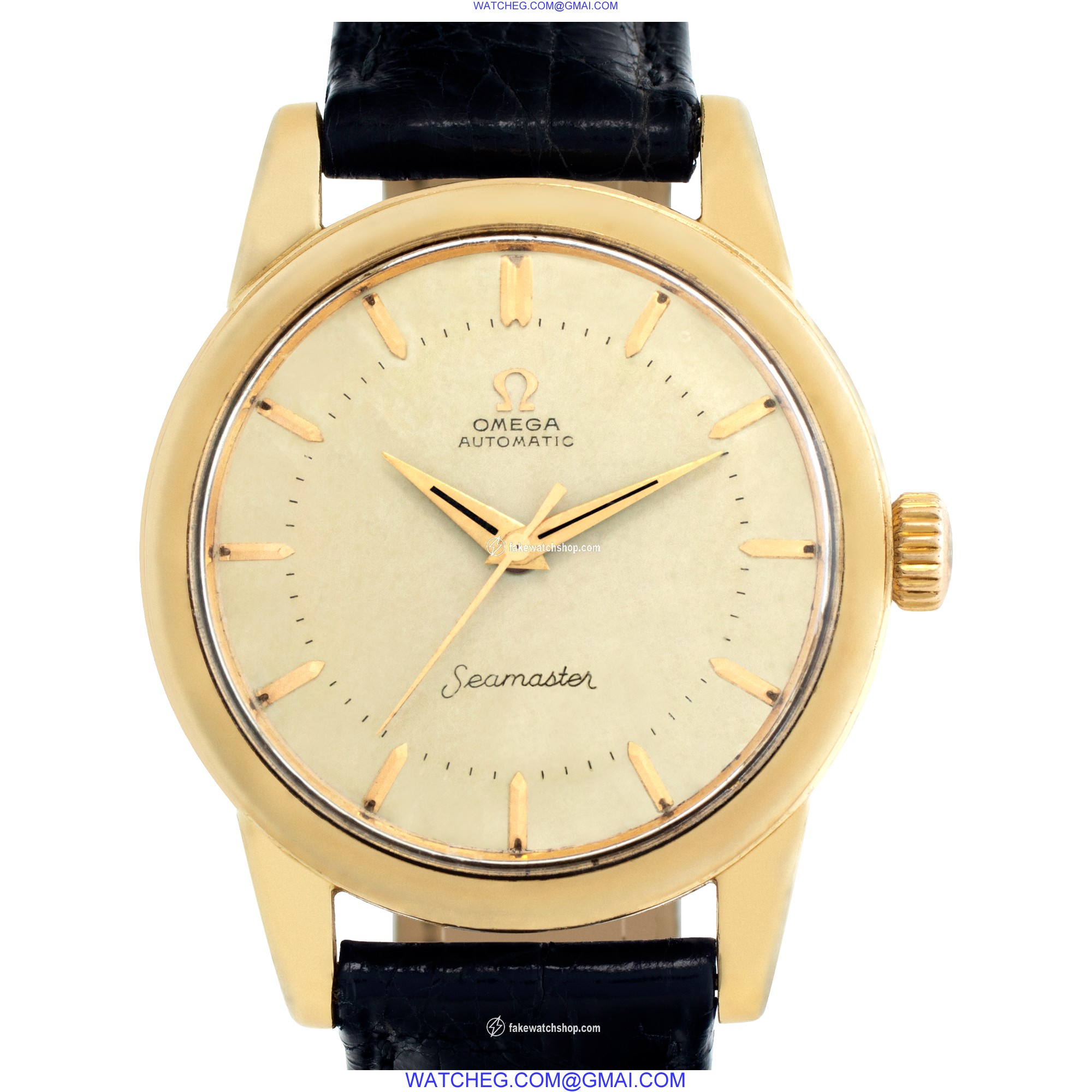 Omega Omega 3850 Seamaster Automatic Unisex Gold Plate