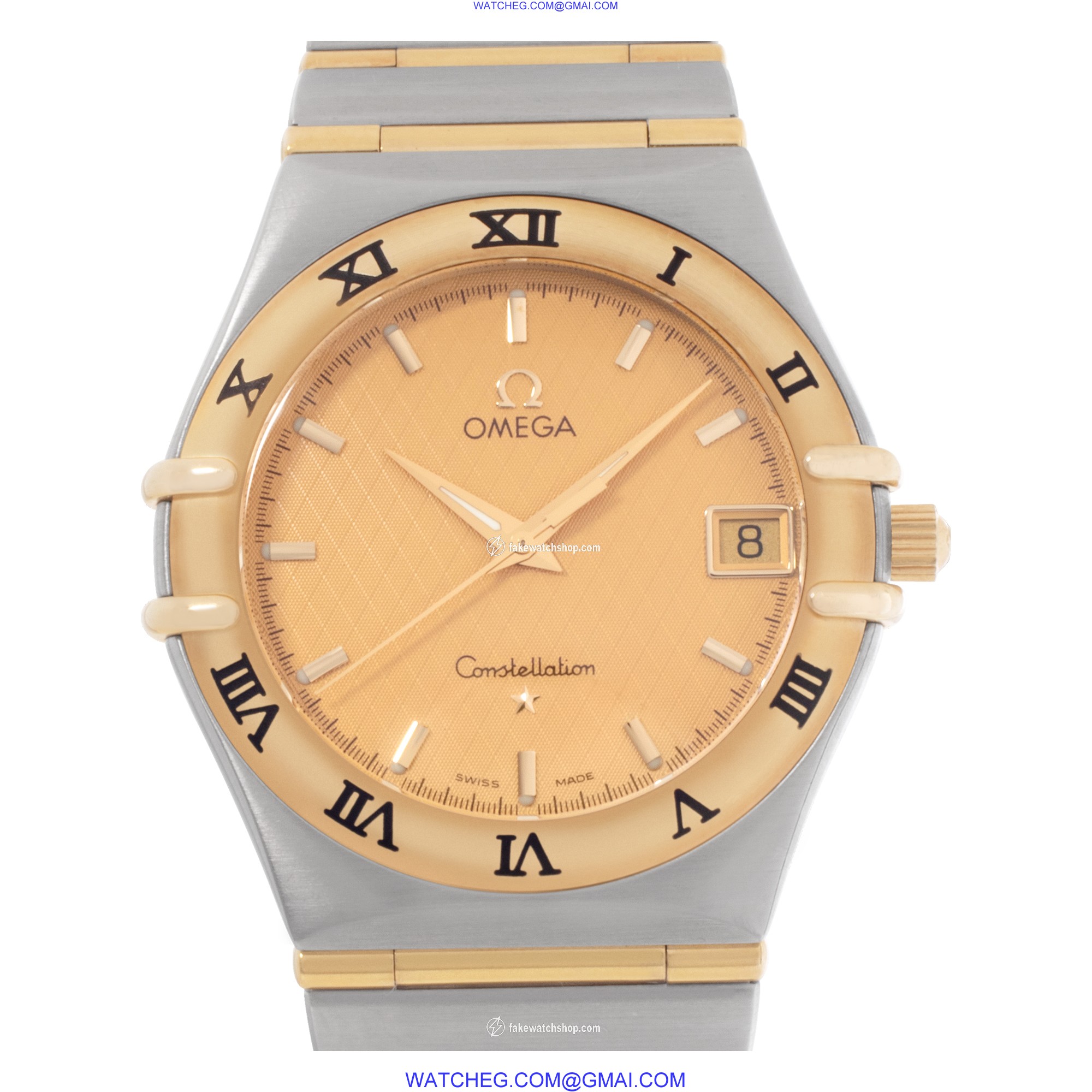 Omega 1212.30.00 Constellation Quartz Unisex 18k gold & Stainless Steel