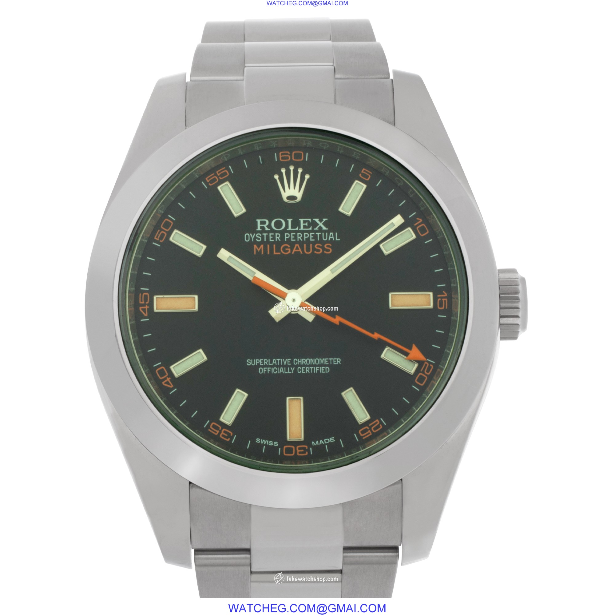 Rolex 116400 Milgauss Automatic Male Stainless Steel