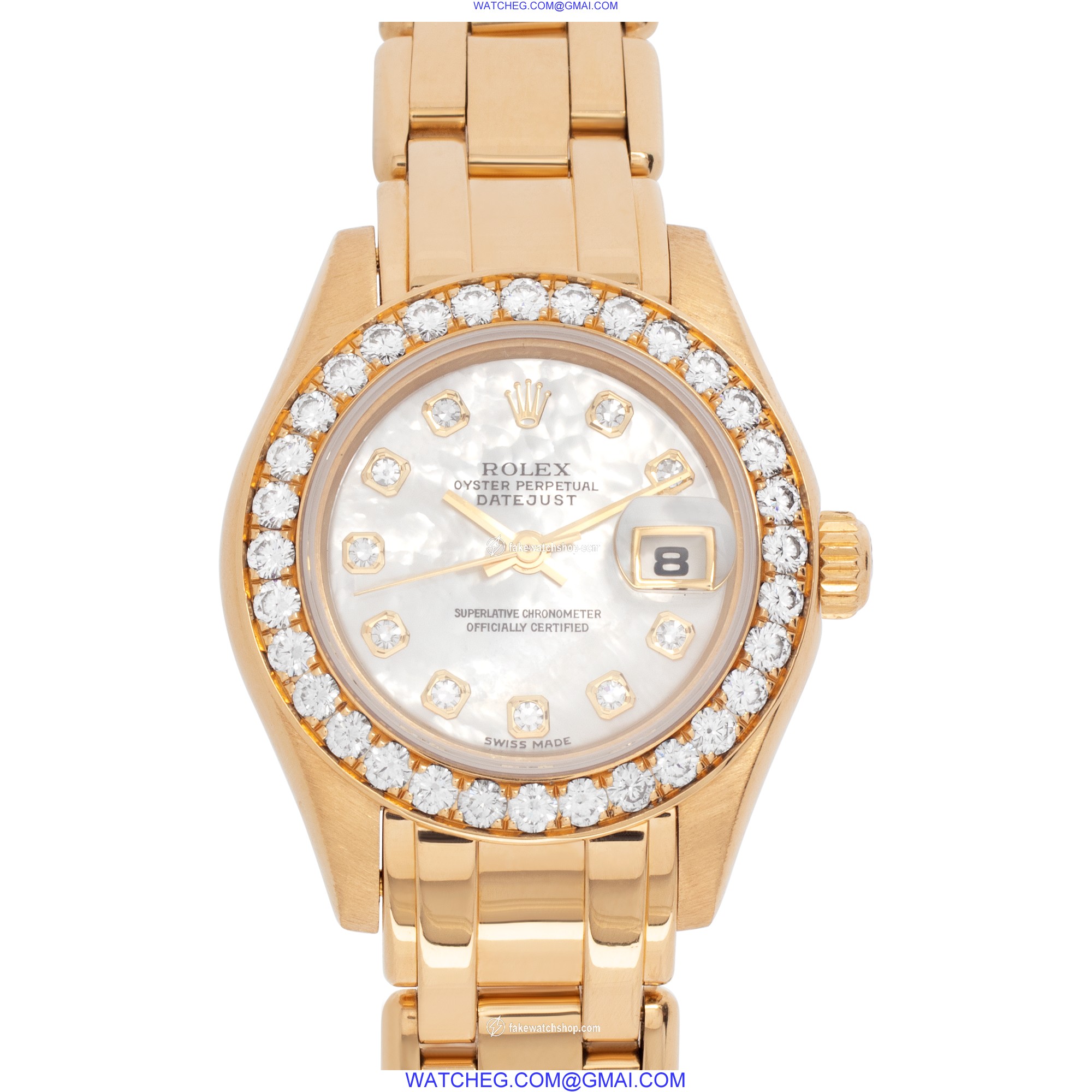 Rolex 80298 Pearlmaster Automatic Female 18k yellow gold