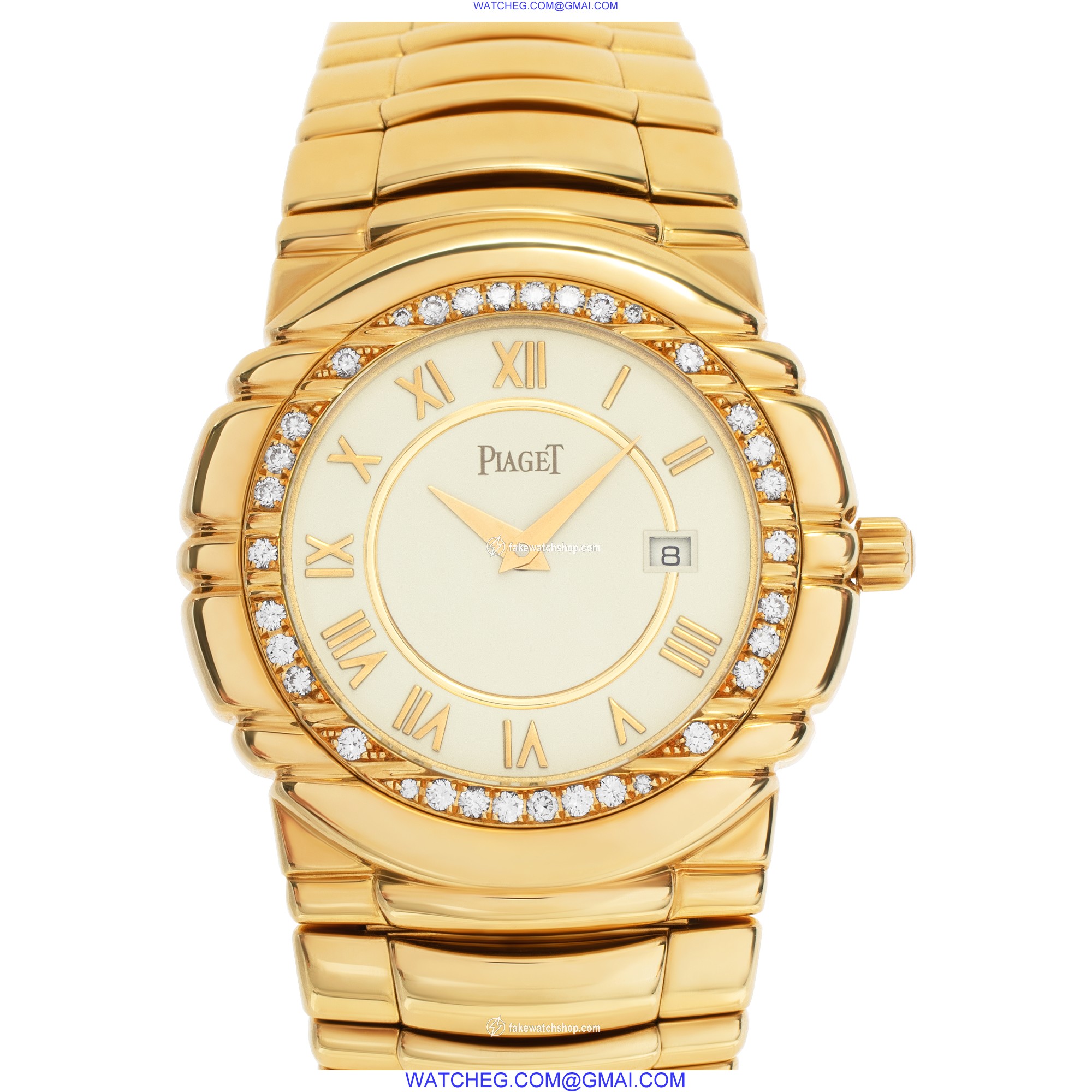 Piaget 17043 m 401 D Tanagra Quartz Unisex 18k yellow gold