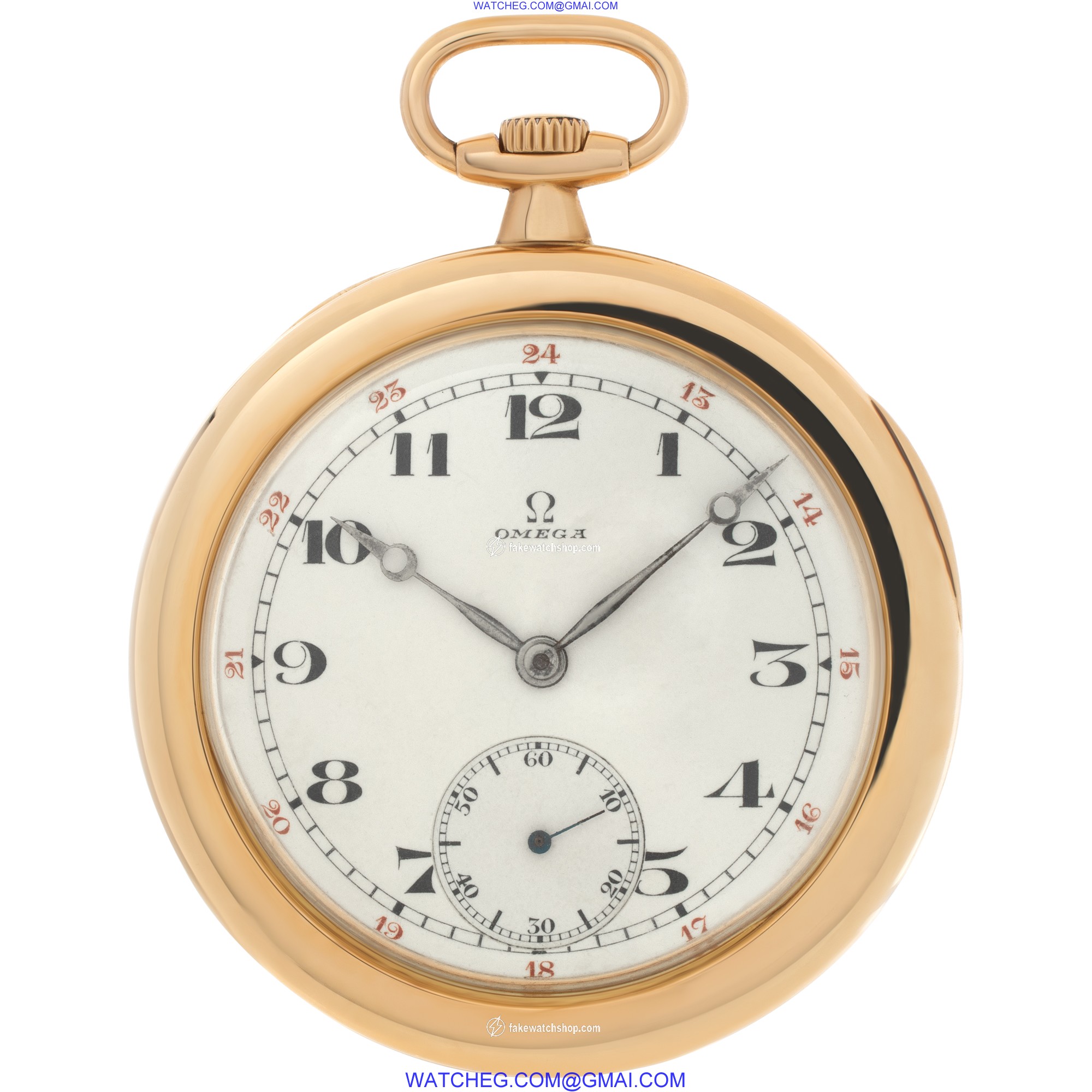 Omega Omega 3863 pocket watch Manual Unisex 18k yellow gold