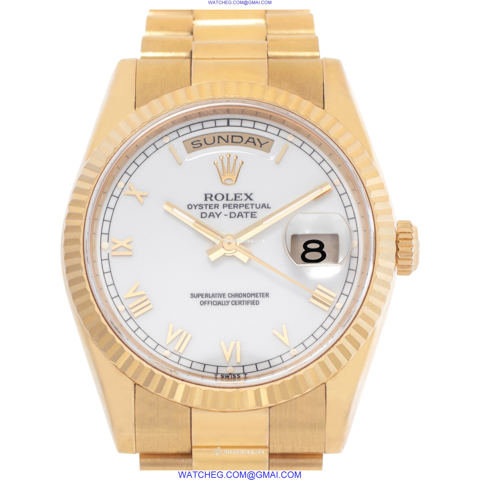 Rolex 118238 Day-Date Automatic Male 18k yellow gold