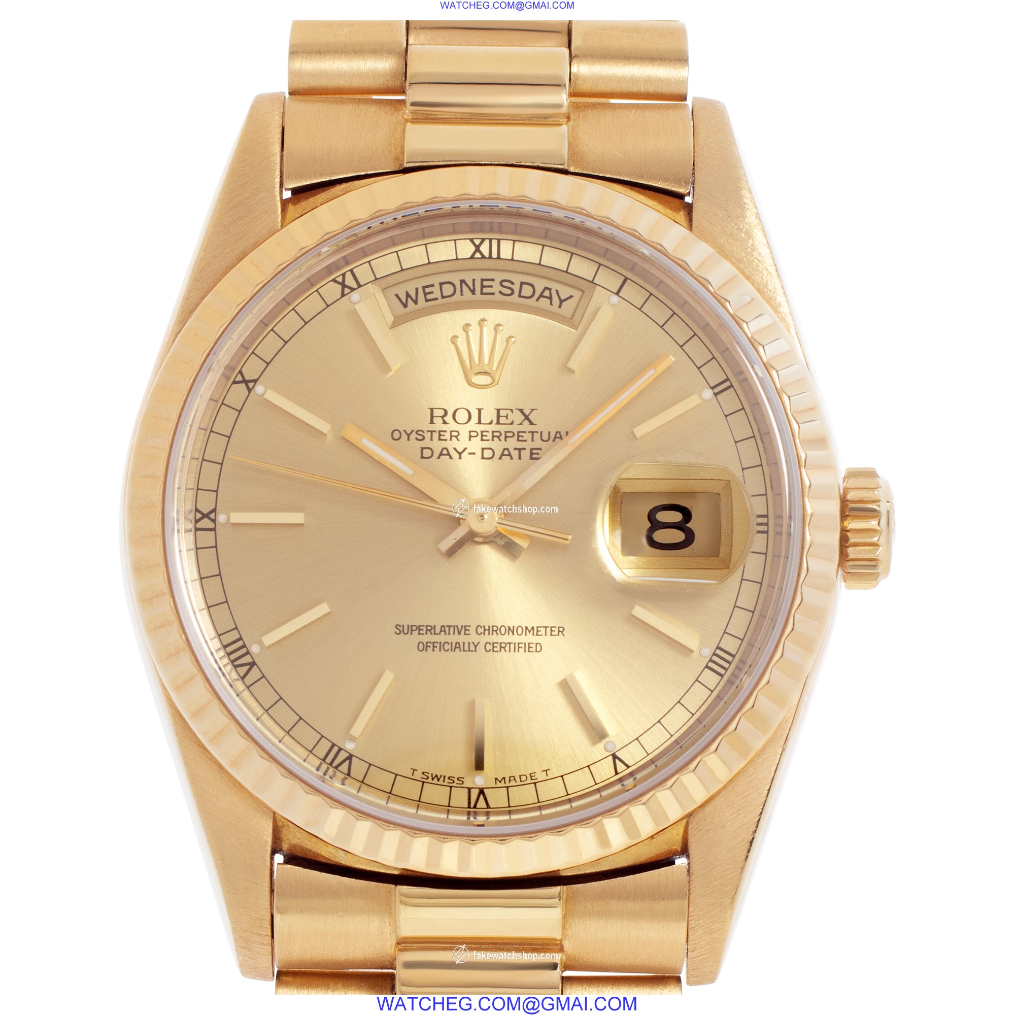 Rolex 18238 Day-Date Automatic Male 18k yellow gold