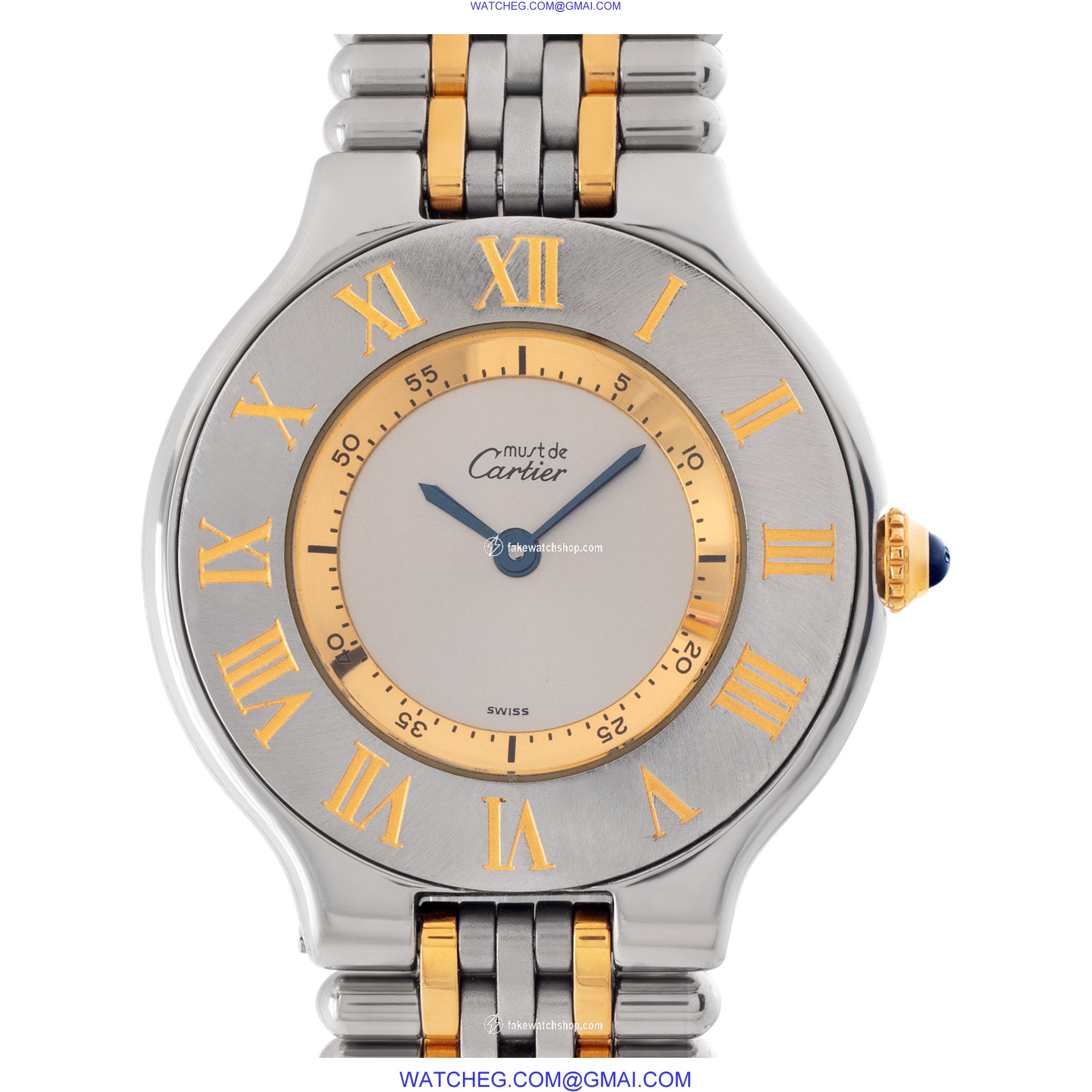 Cartier 1330 Must de Quartz Female Stainless Steel