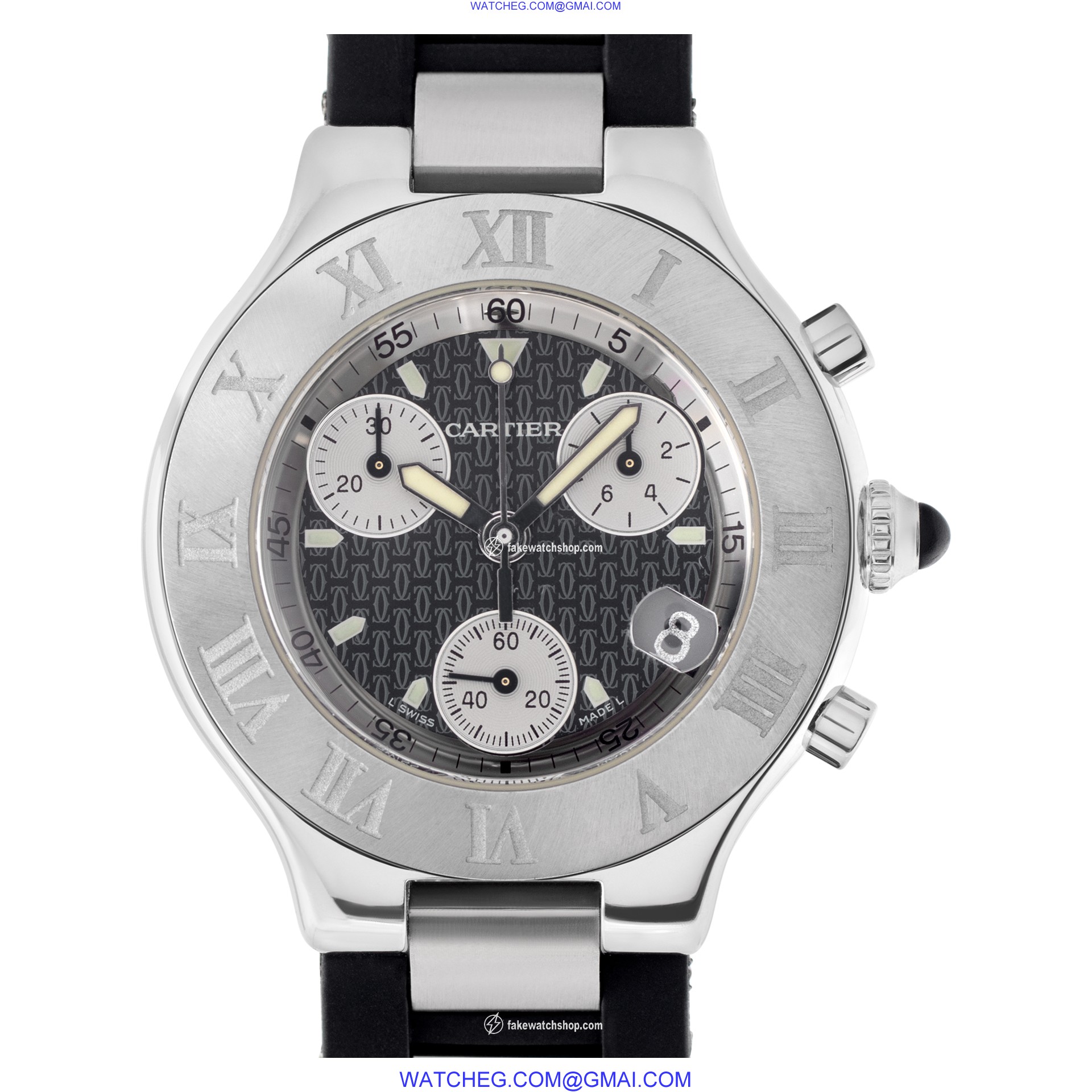 Cartier W10125U2 Chronoscaph 21 Quartz Unisex Stainless Steel