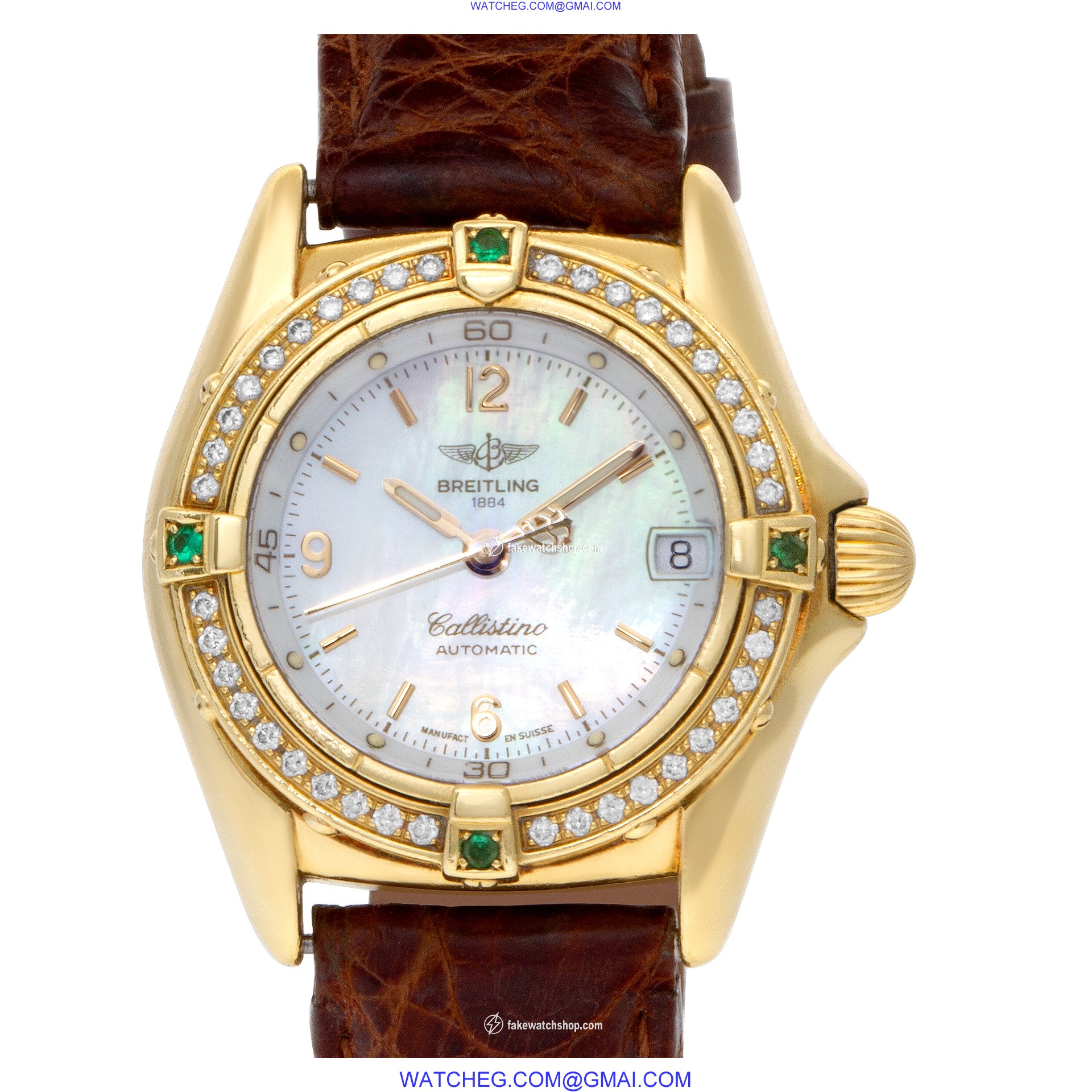 Breitling k31043 Callistino Automatic Female 18k yellow gold