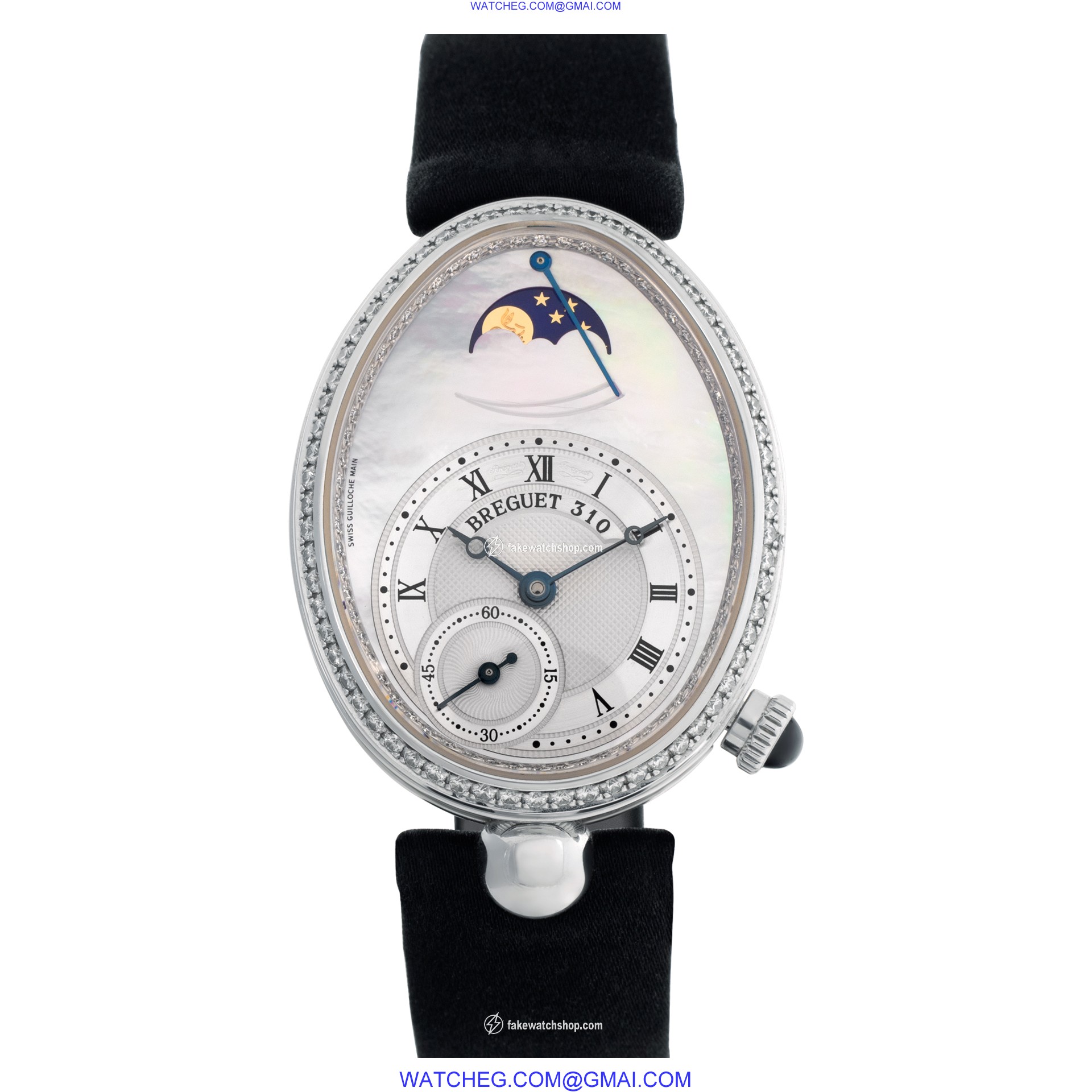 Breguet 8908BBV2864D00D Reine De Naples Automatic Female 18k White Gold