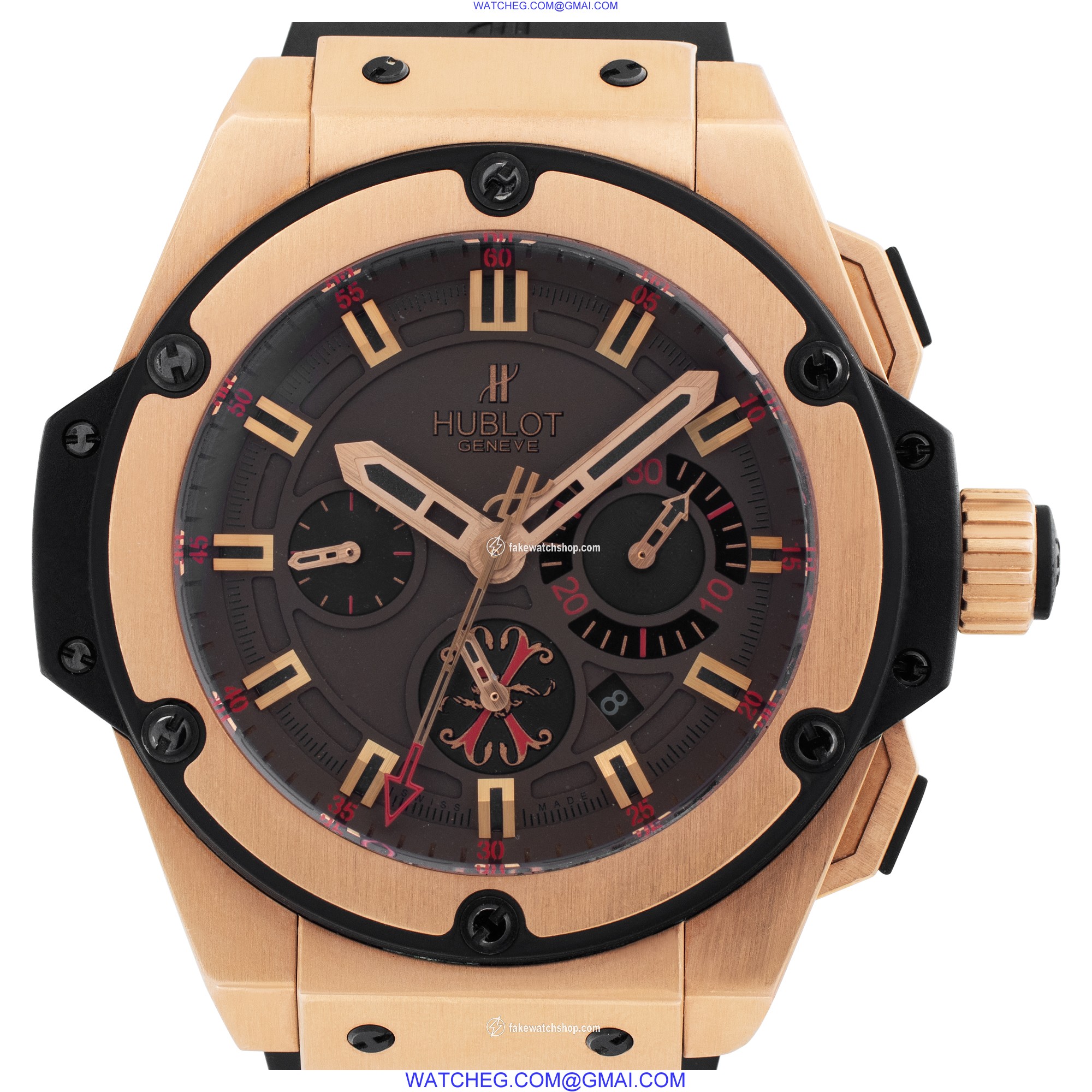 Hublot 703.OX.3113>HR.OPX12 King Power Arturo Fuente Automatic Male 18k rose gold & titanium
