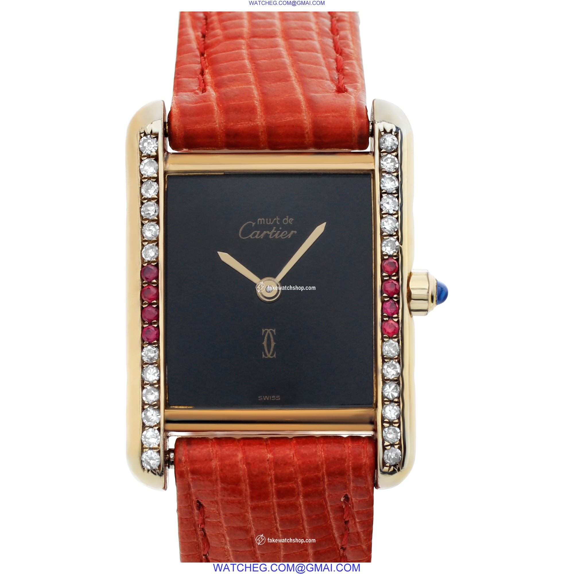Cartier 388001 Tank Quartz Female Gold Fill