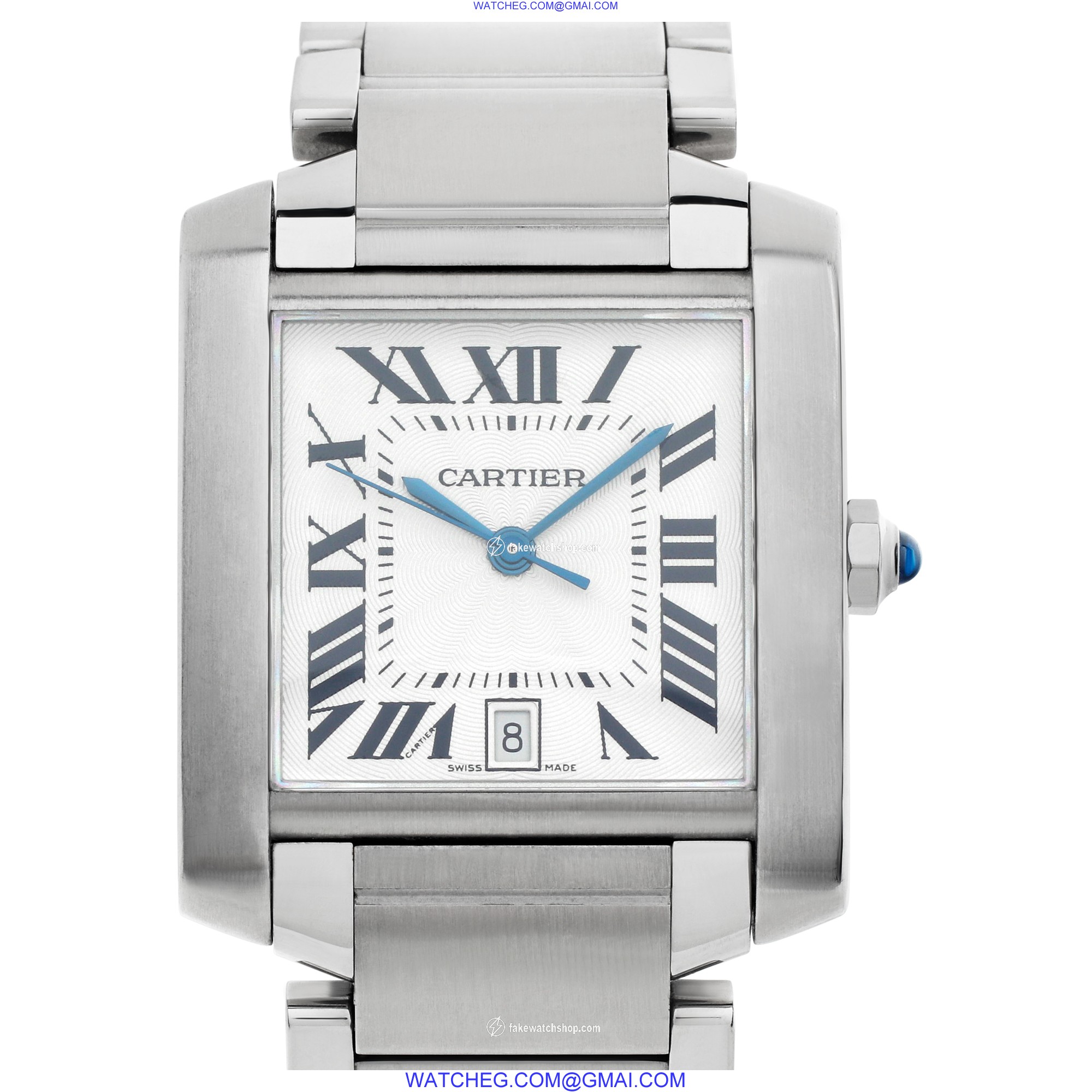 Cartier W51002Q3 Tank Francaise Automatic Male Stainless Steel